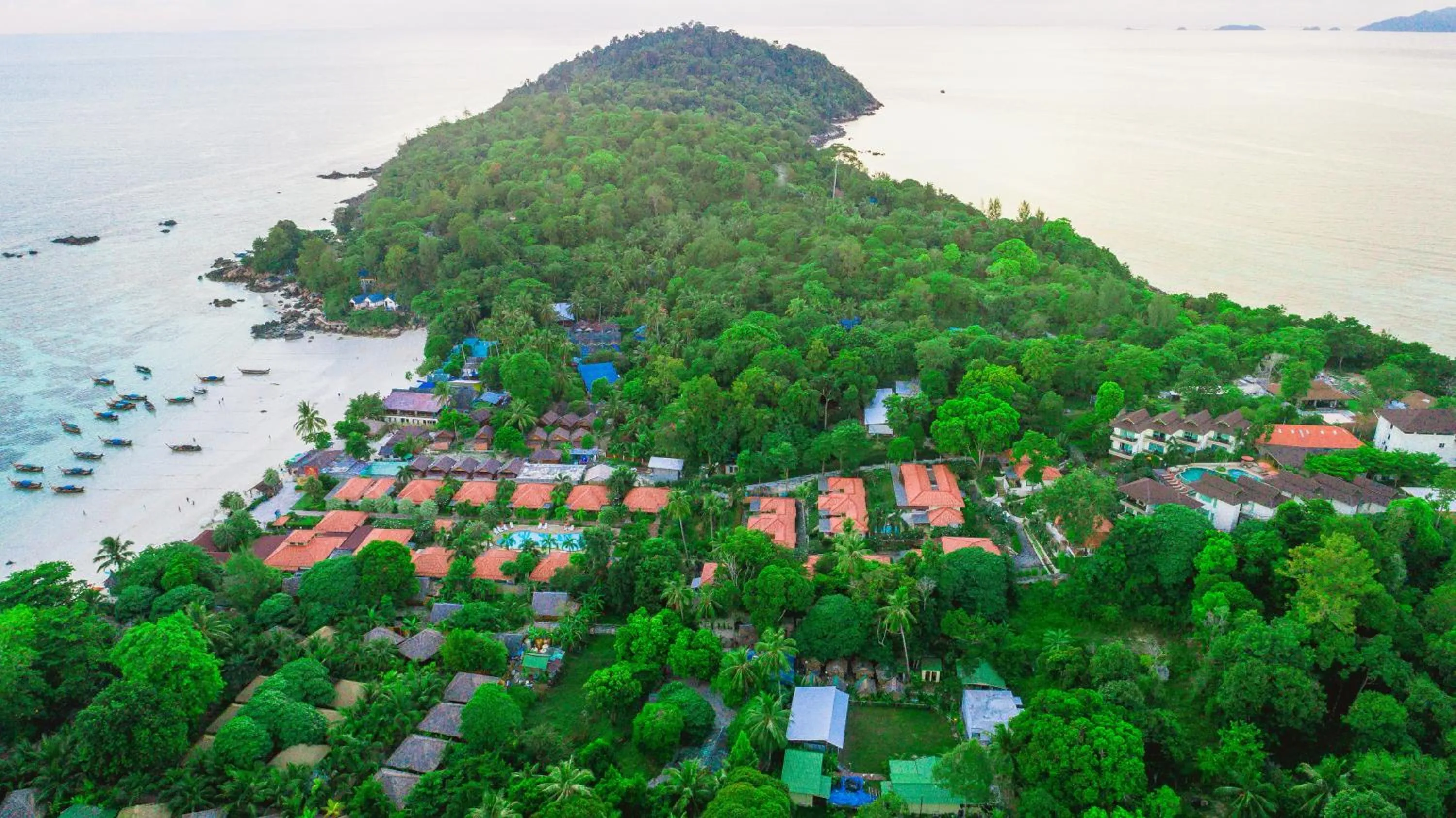 Bird's eye view in Sita Beach Resort
