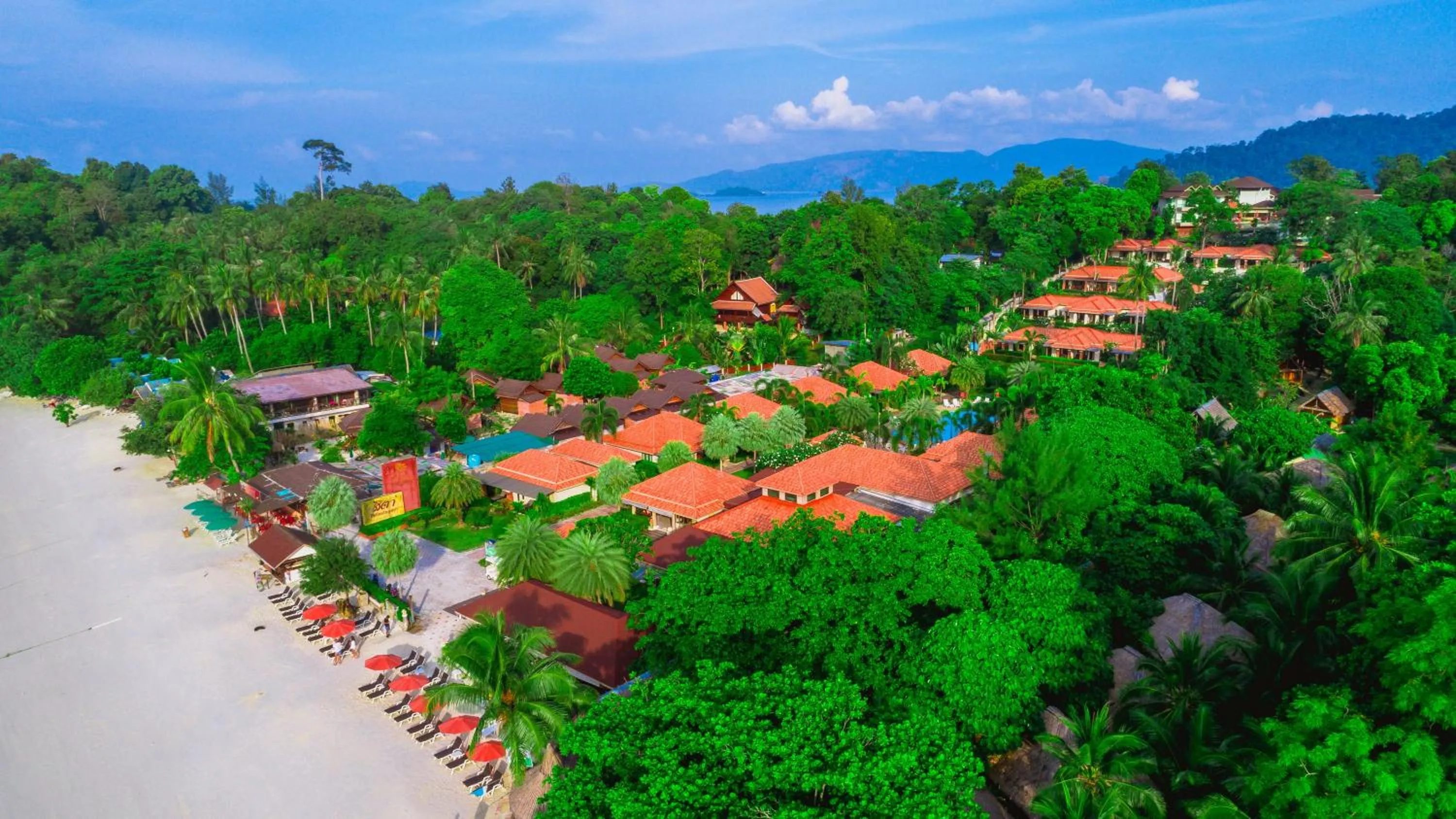 Bird's eye view in Sita Beach Resort
