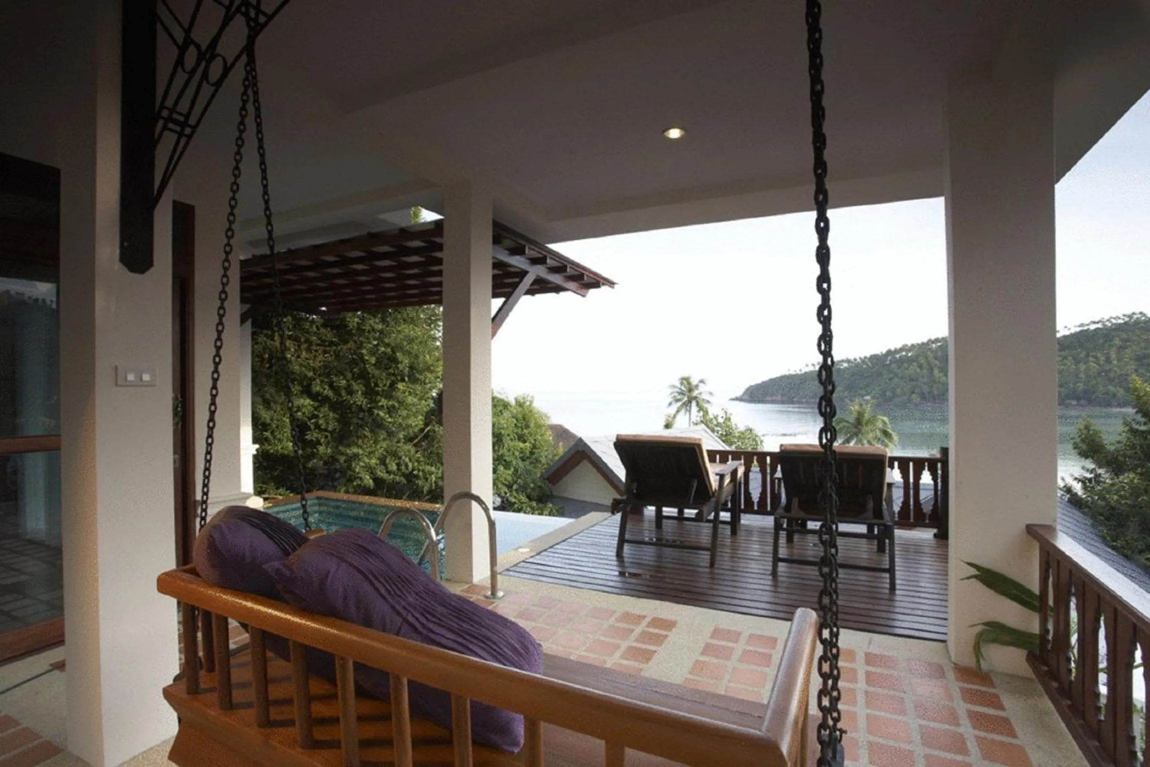 Balcony/Terrace in Salad Buri Resort- SHA Extra Plus