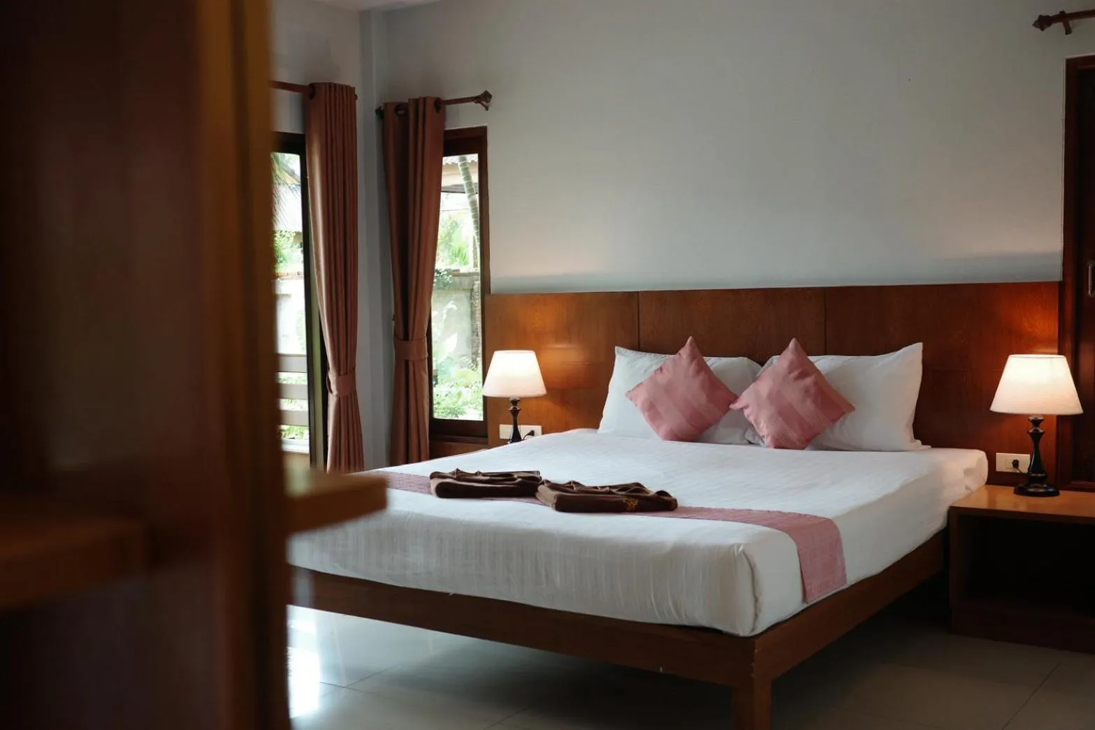 Bed in Sunda Resort