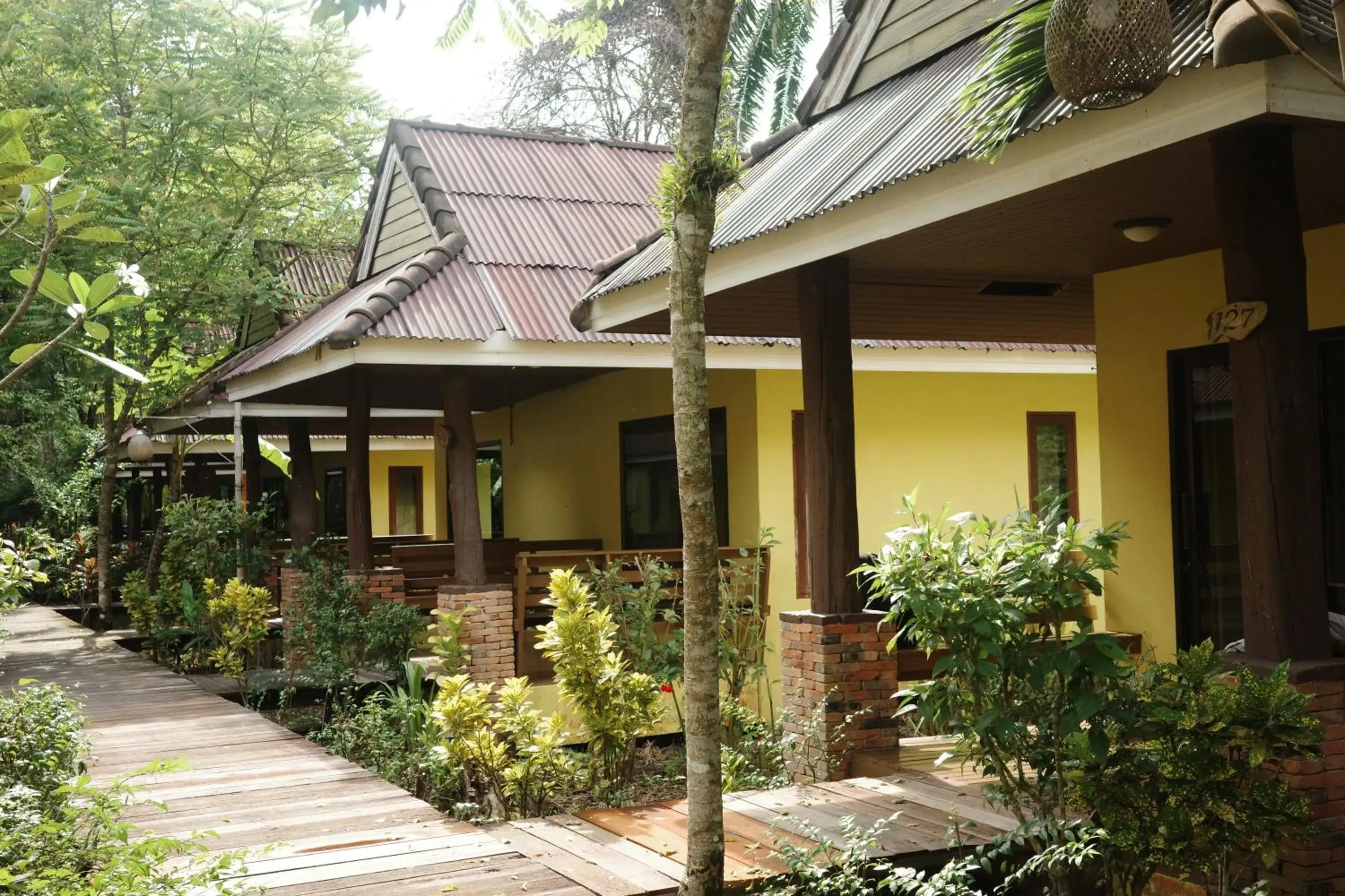 Twin Room with Garden View in Sunda Resort Twin Room with Garden View in Sunda Resort