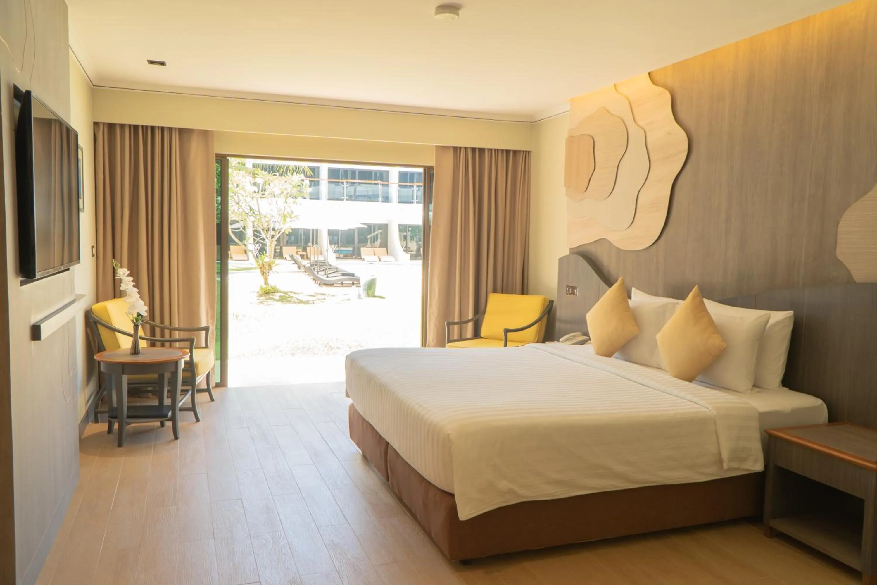 Bed in Amora Beach Resort Phuket