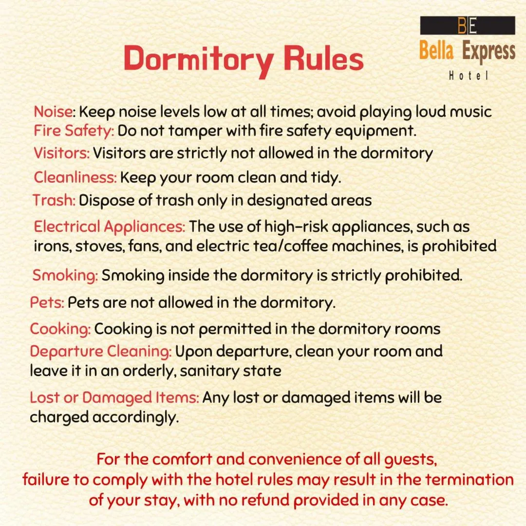 Bed in Bella Express