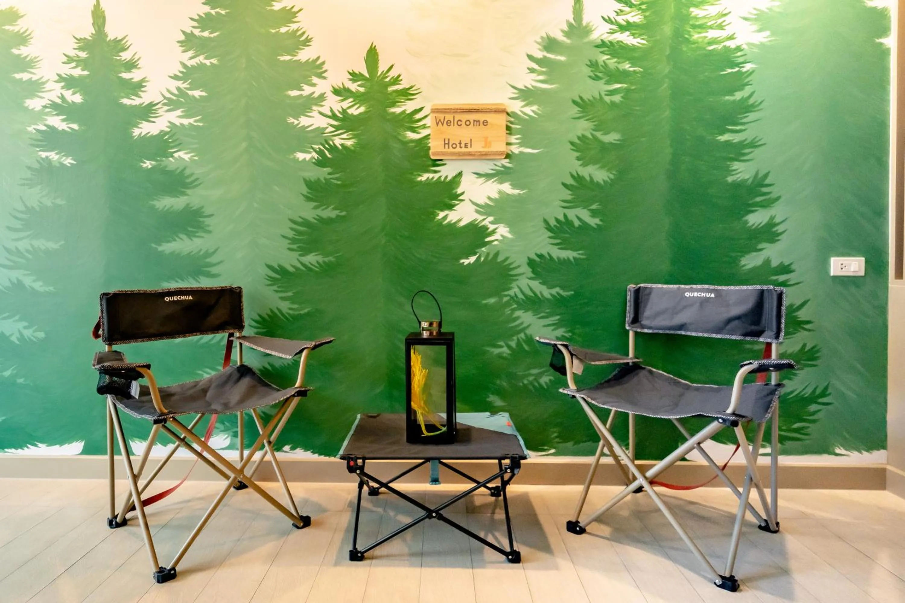 Living room in Hotel J Pattaya