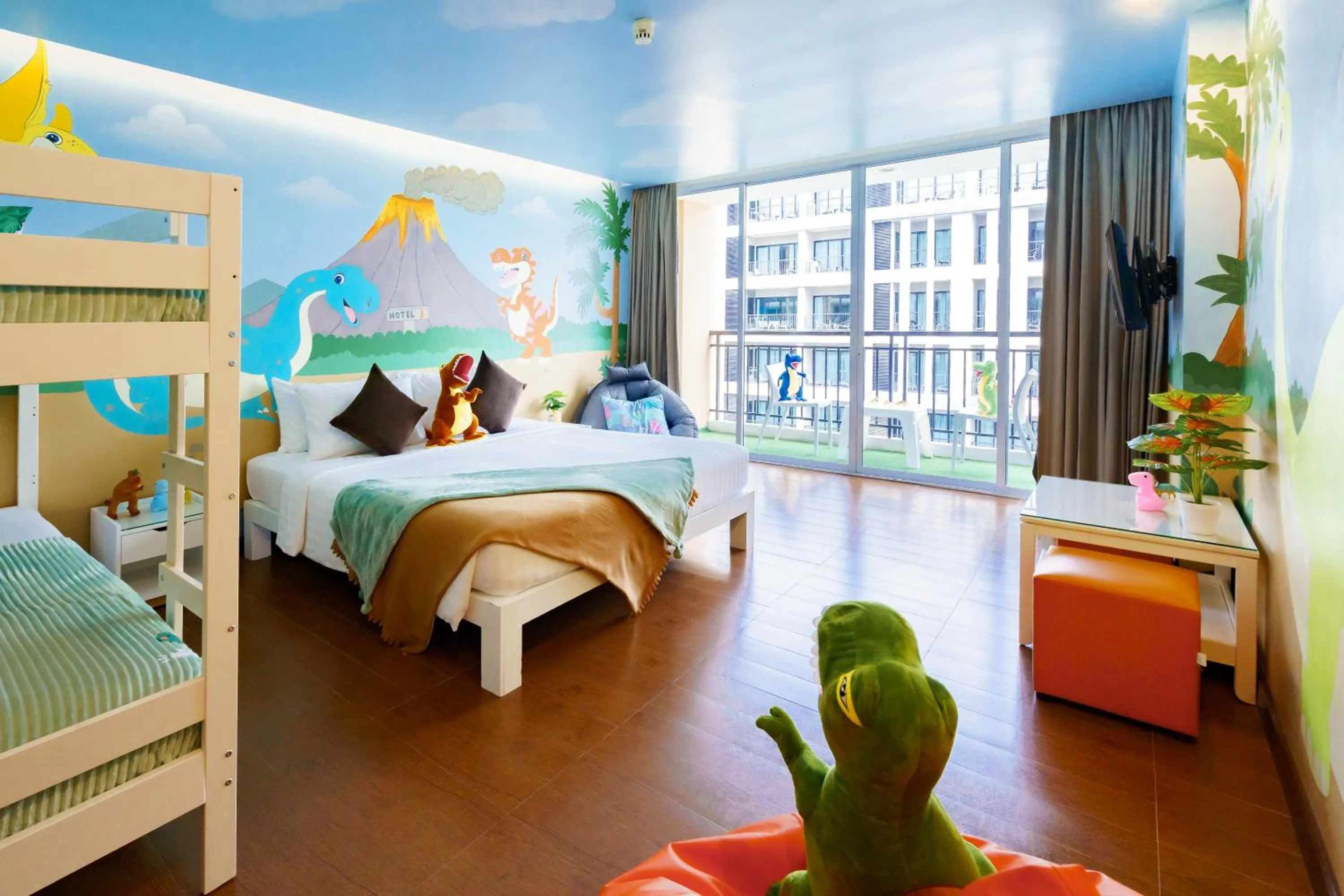 Bed in Hotel J Pattaya