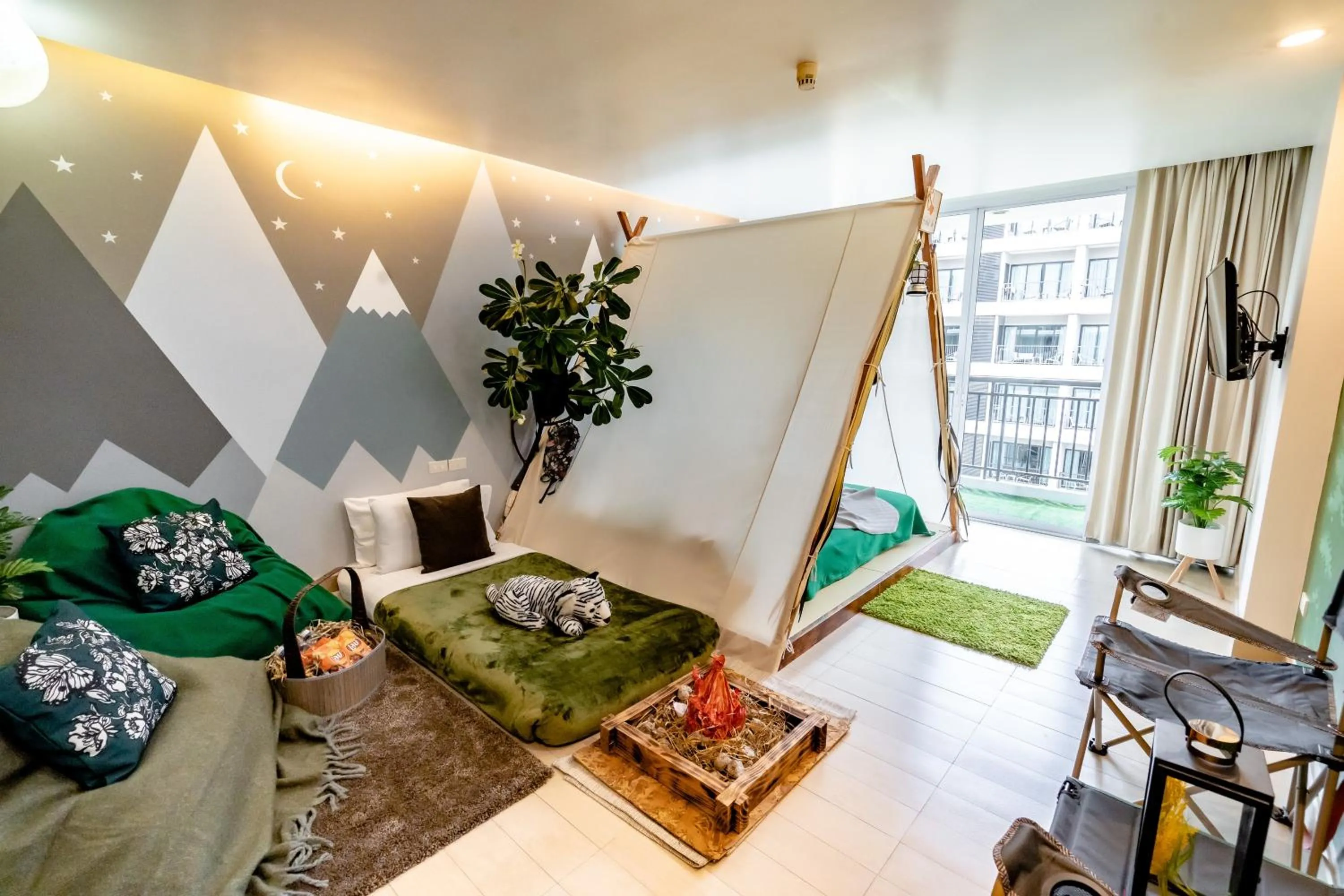 Seating area in Hotel J Pattaya