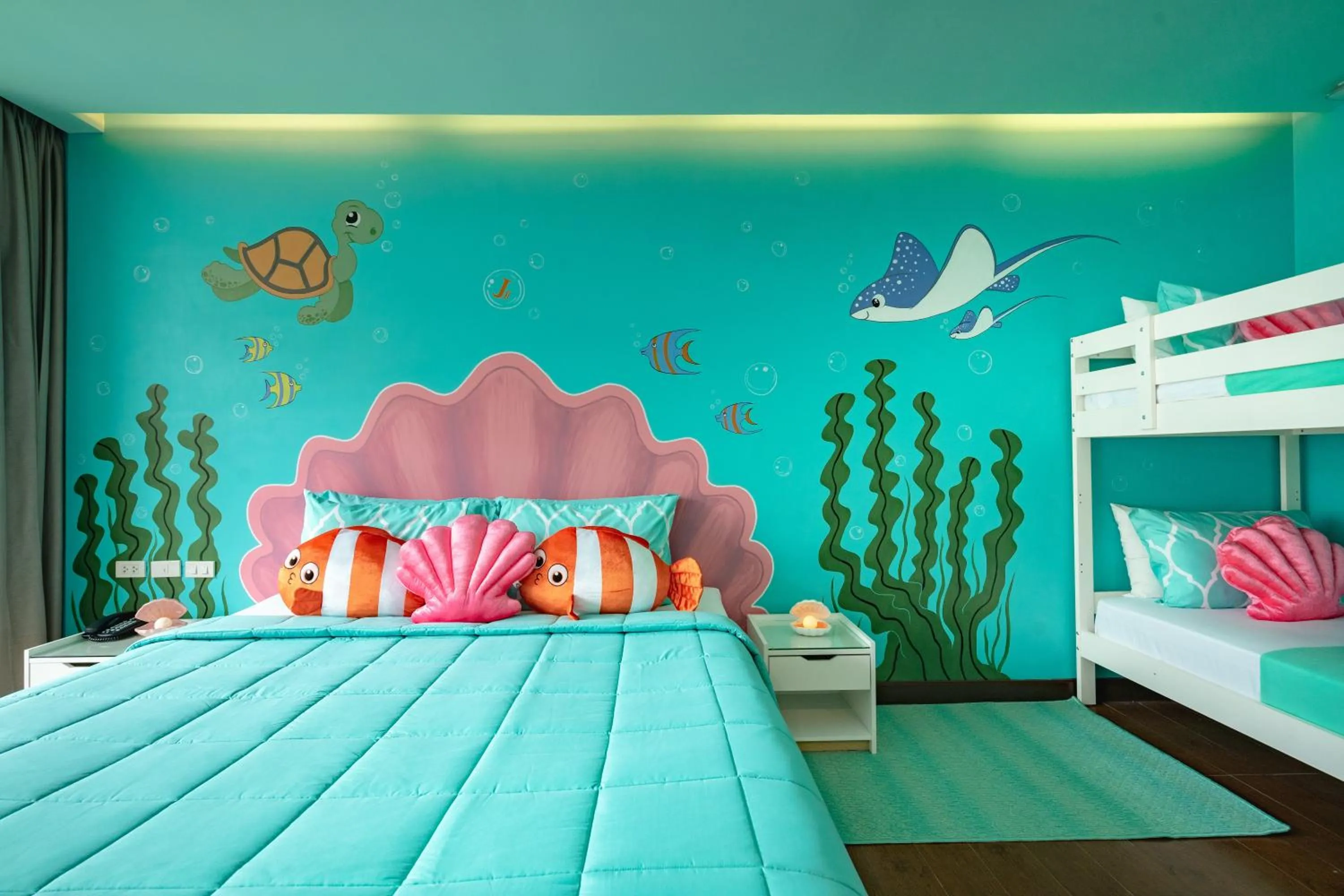 Bed in Hotel J Pattaya