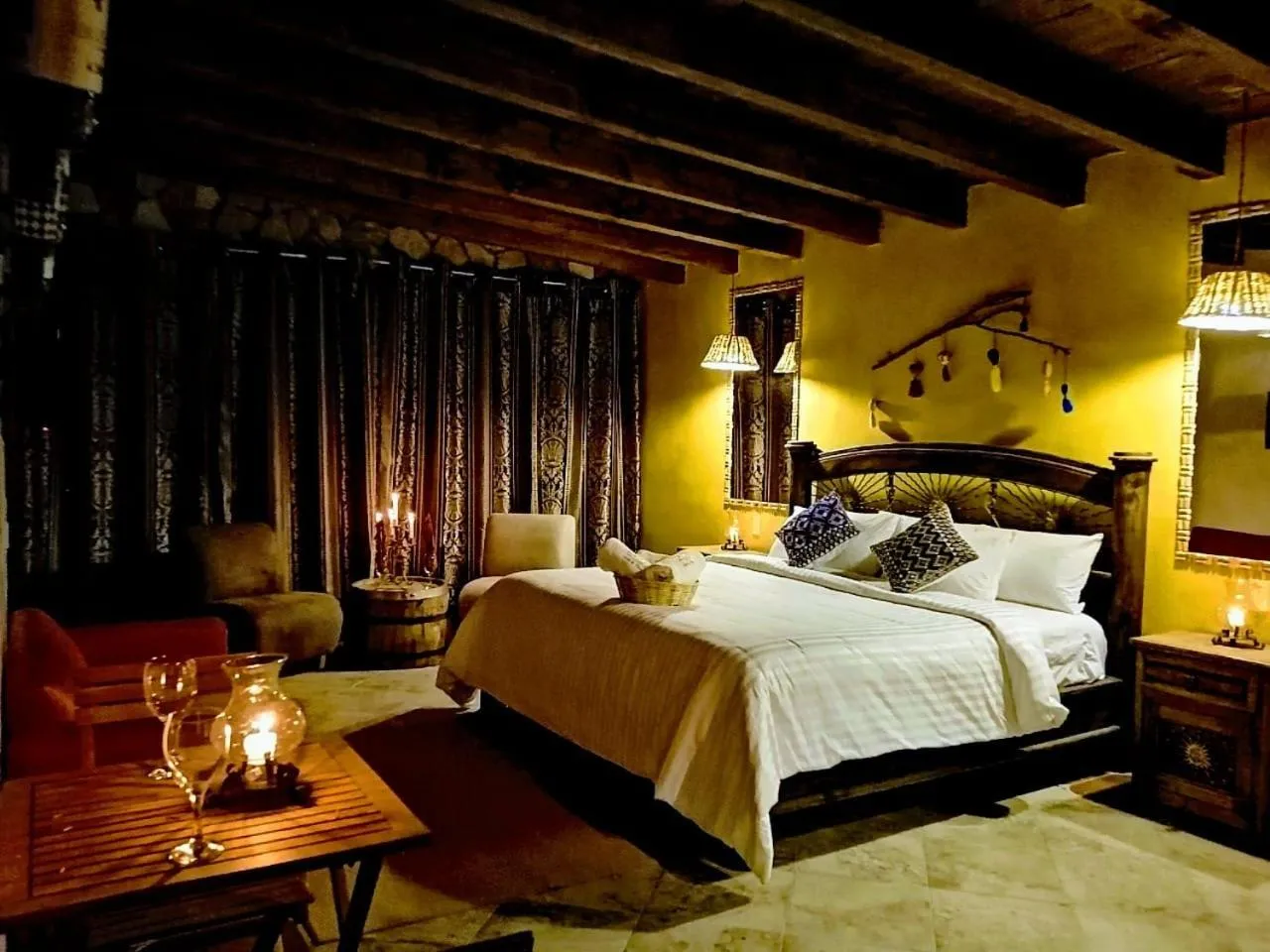 Bed in Hotel & Cava La Parroquia