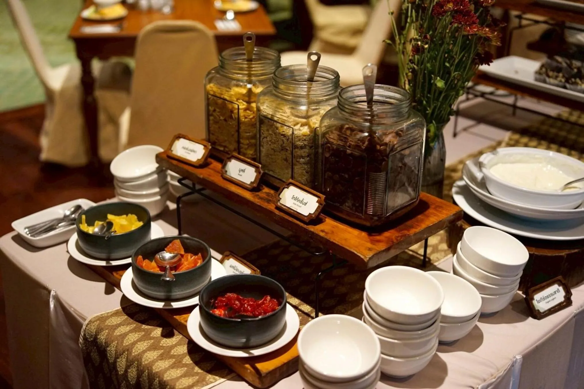 Breakfast in Siripanna Villa Resort & Spa Chiang Mai -SHA Extra Plus