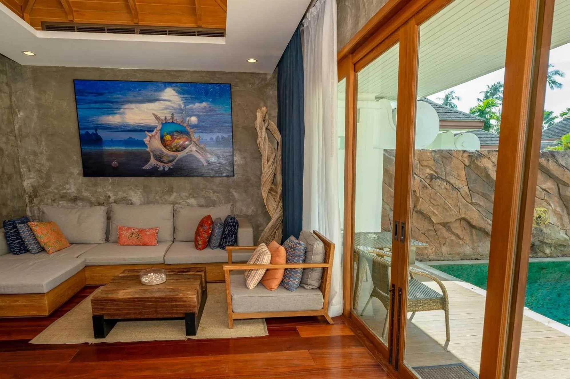 Seating area in Krabi Resort