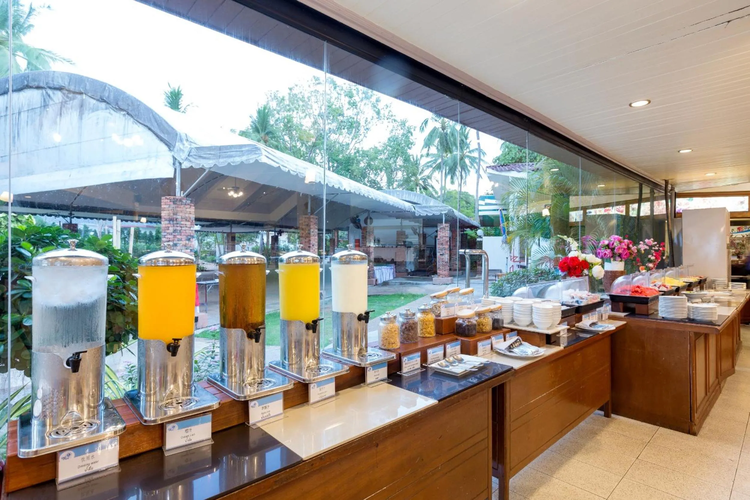 Buffet breakfast in Krabi Resort