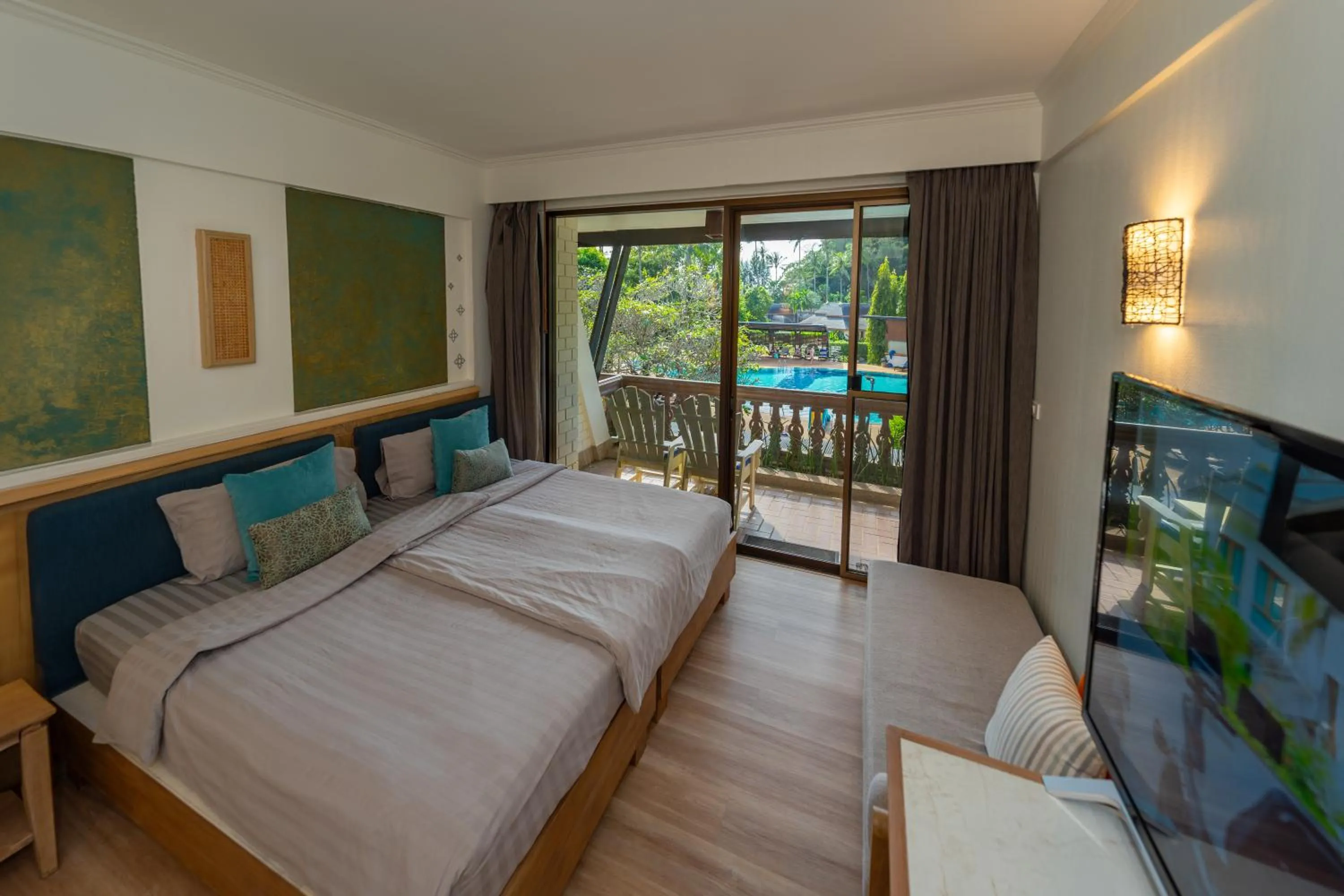 Bed in Krabi Resort