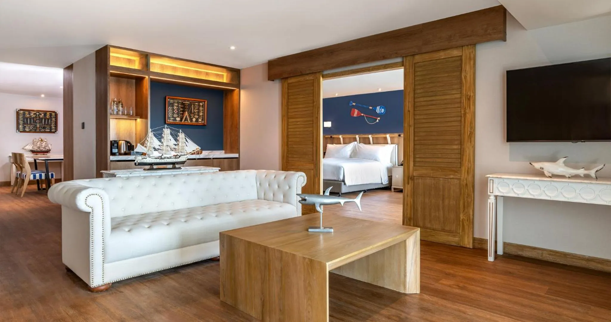 Family Suite Balcony in Ocean Marina Resort Pattaya Jomtien