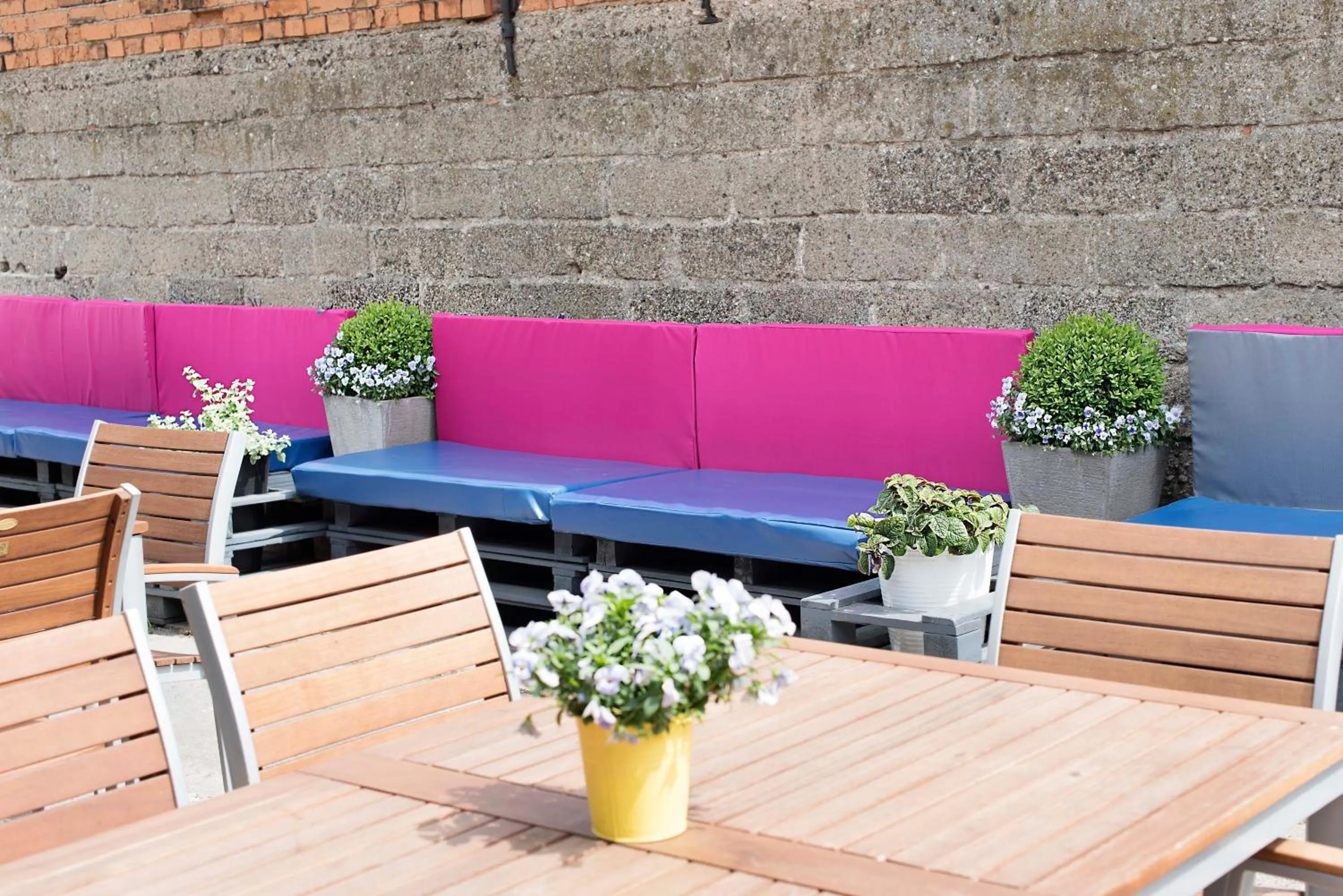 BBQ facilities in Hostel Azymut