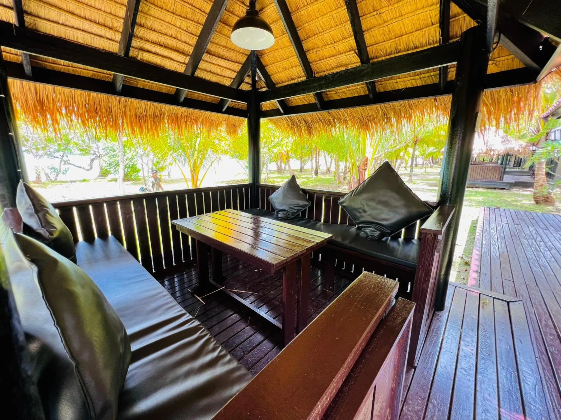 Seating area in Sevenseas Resort Koh Kradan
