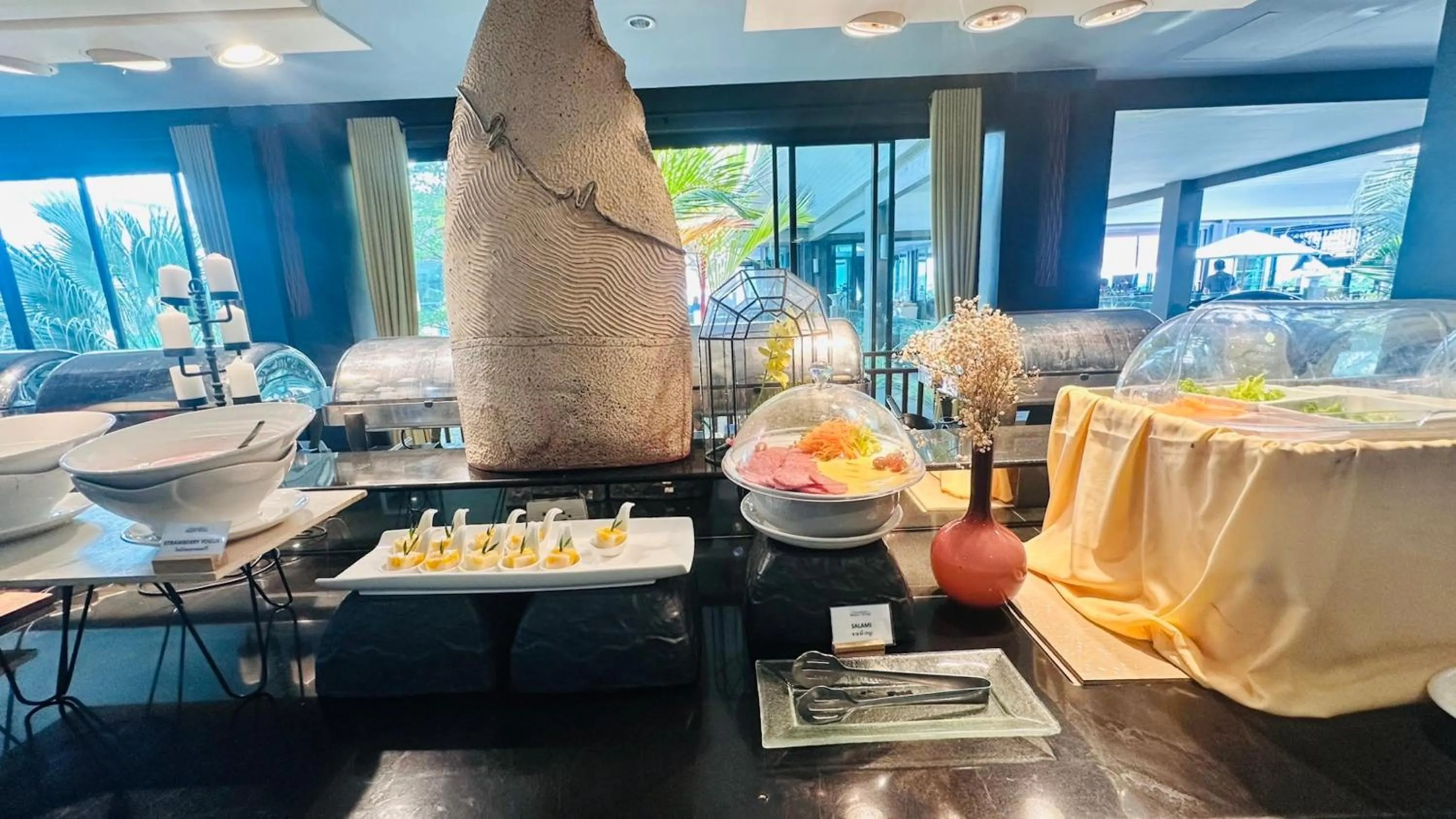 Buffet breakfast in Anyavee Tubkaek Beach Resort