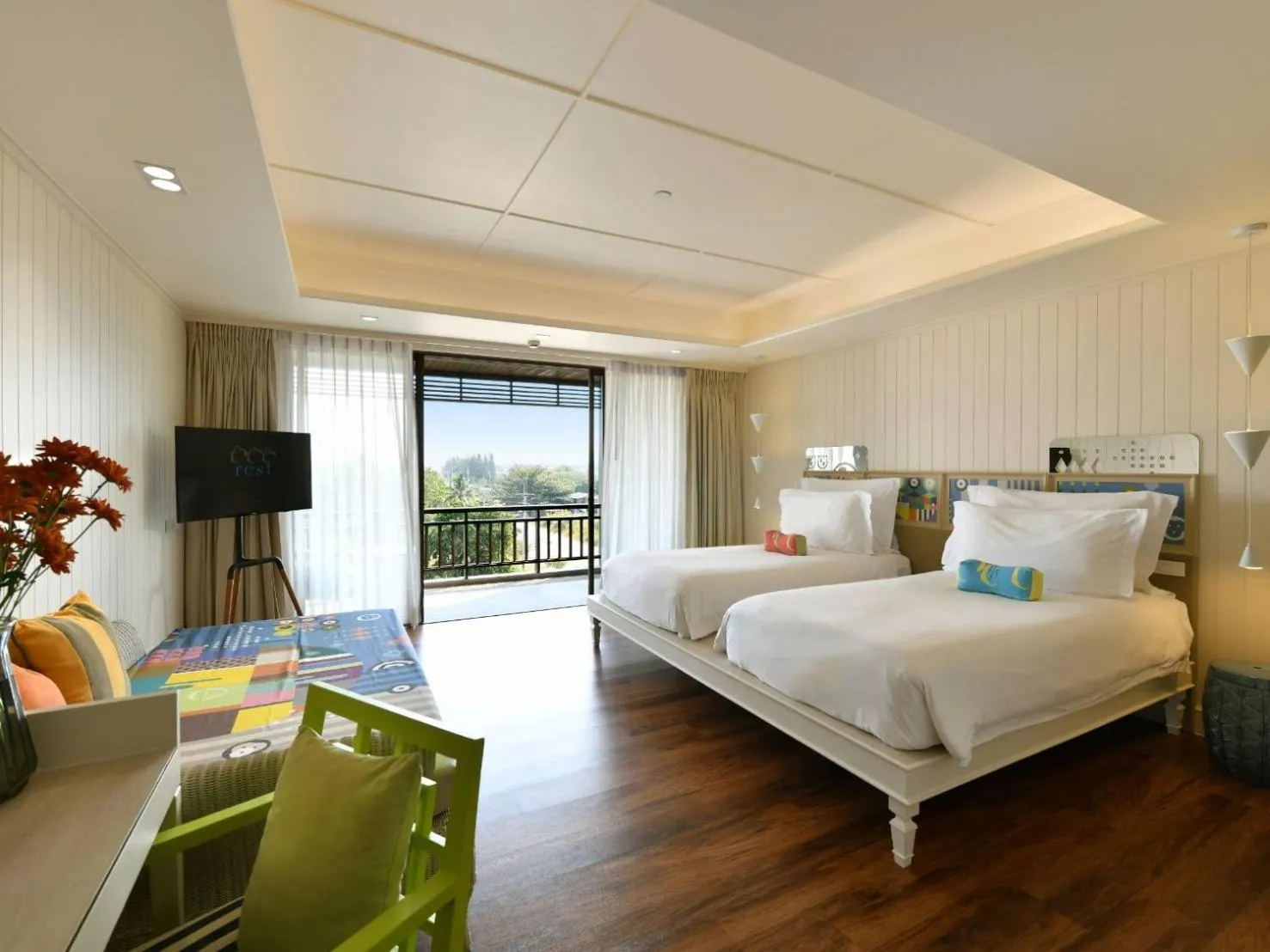 Bed in Rest Detail Hotel Hua Hin