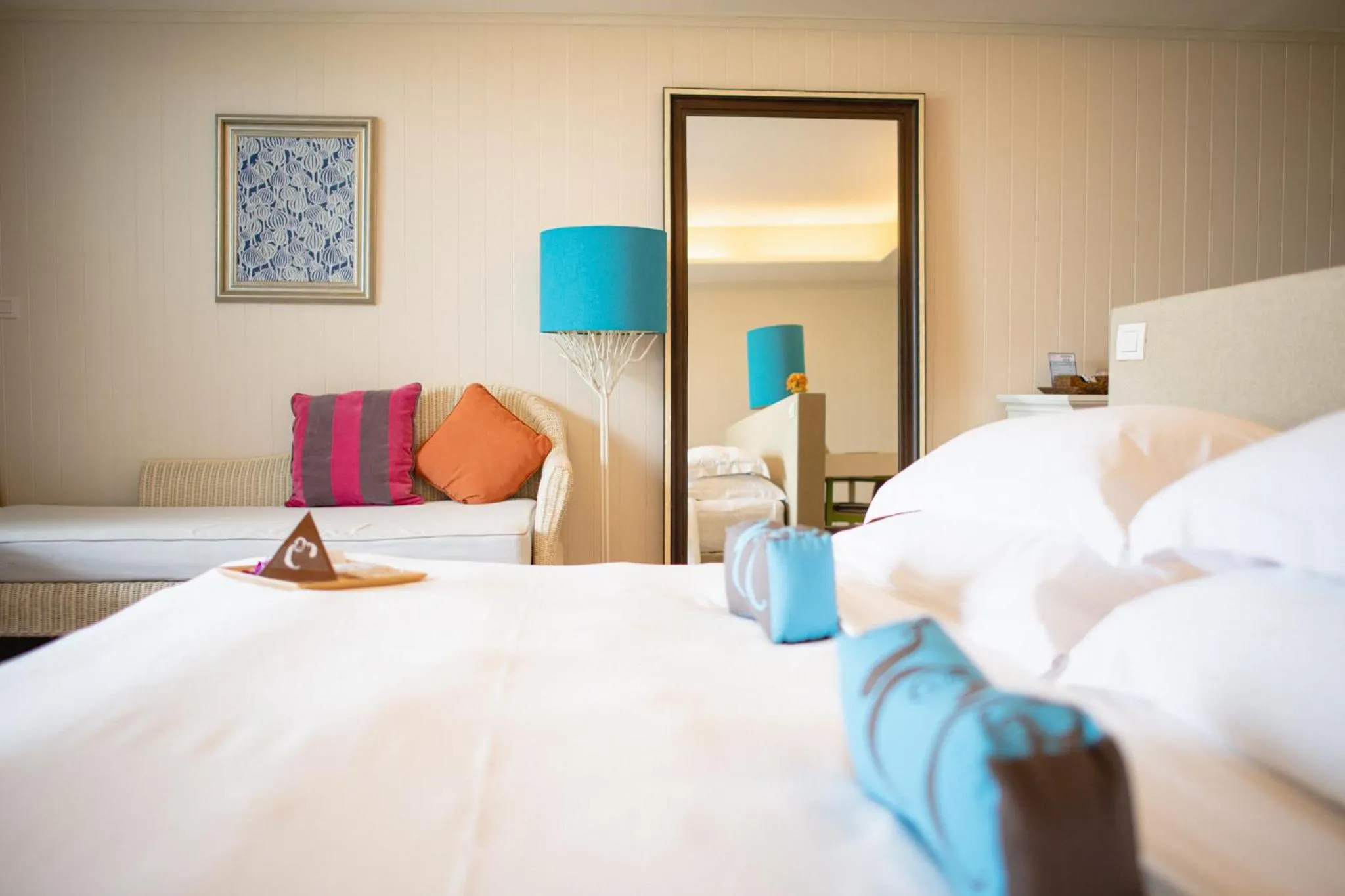 Bed in Rest Detail Hotel Hua Hin