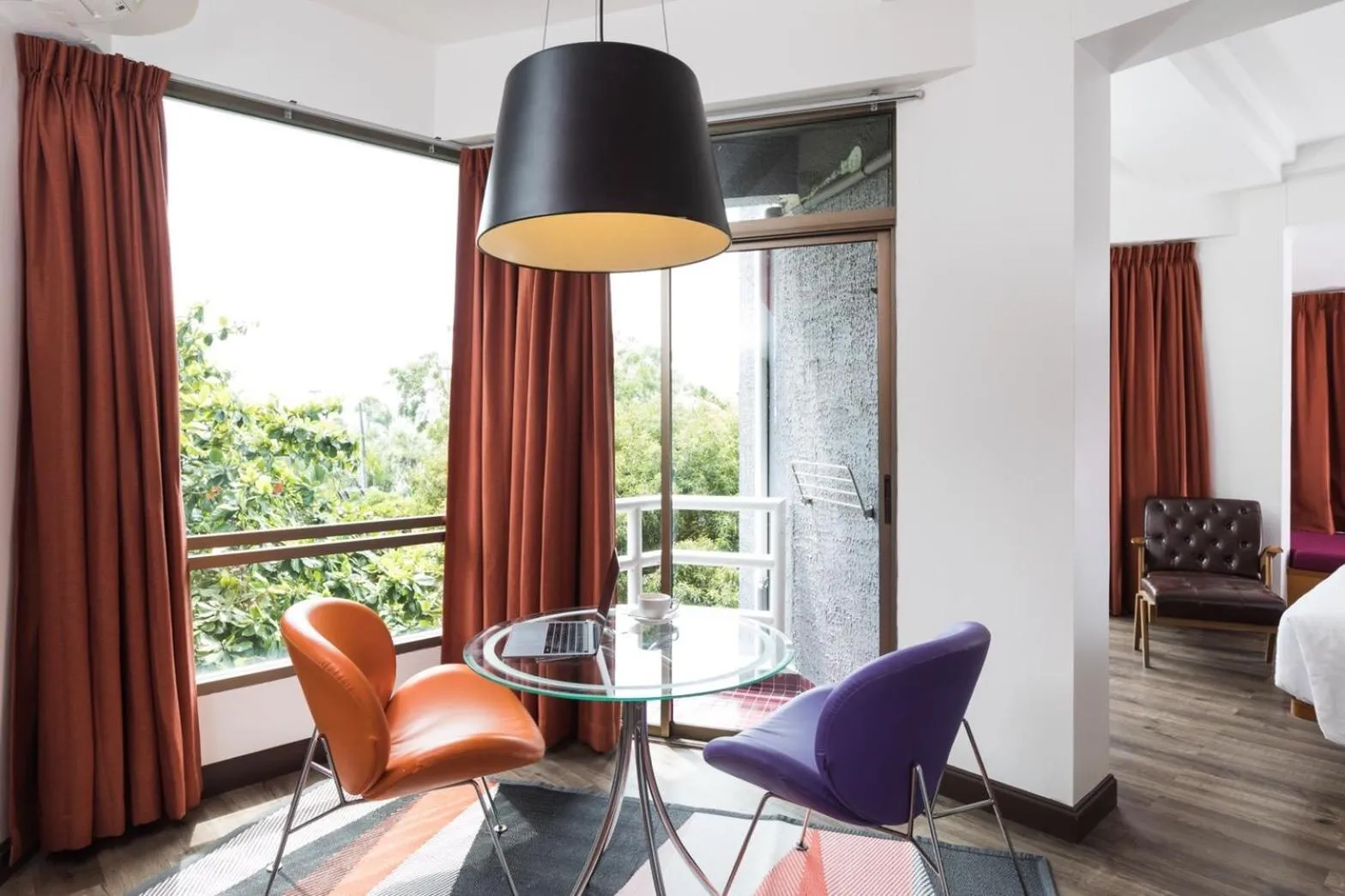 Seating area in Sandalay Resort