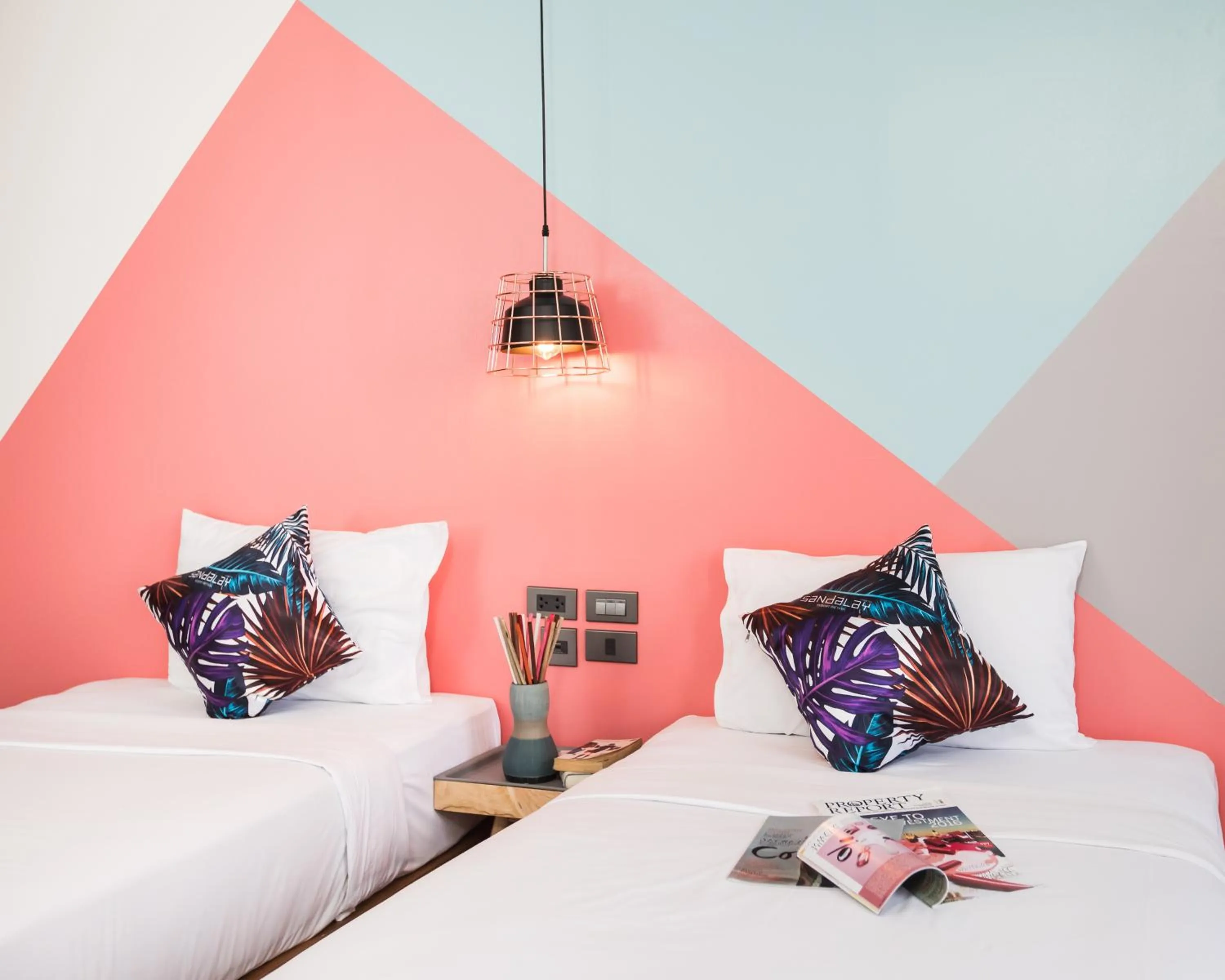 Bed in Sandalay Resort