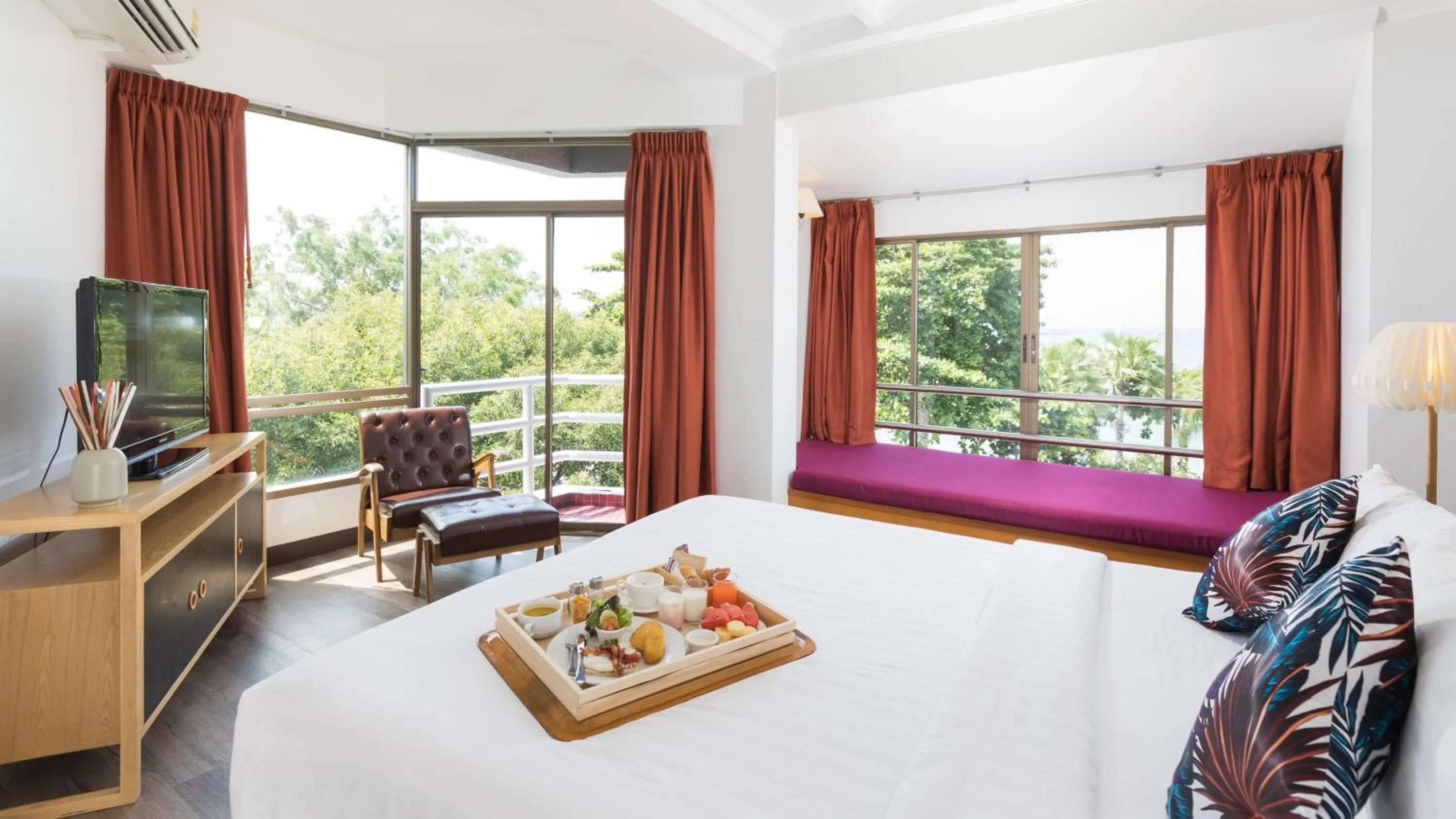 Bed in Sandalay Resort