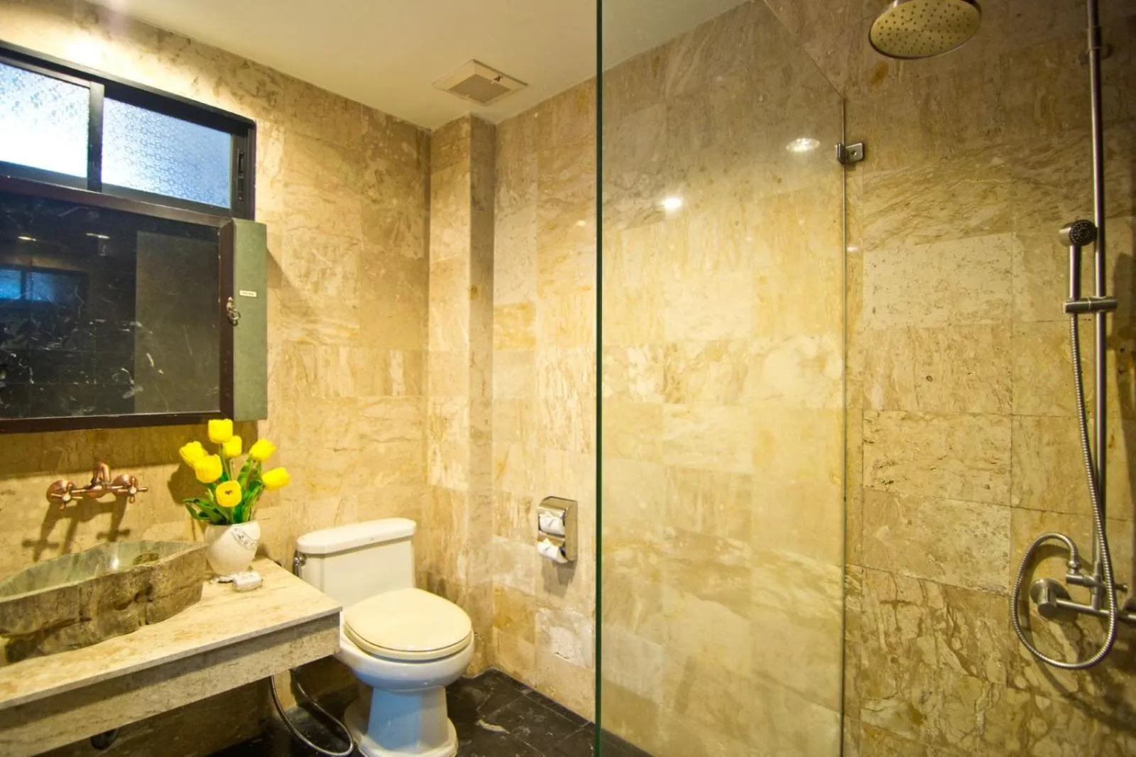 Bathroom in LK Mantra Pura Resort