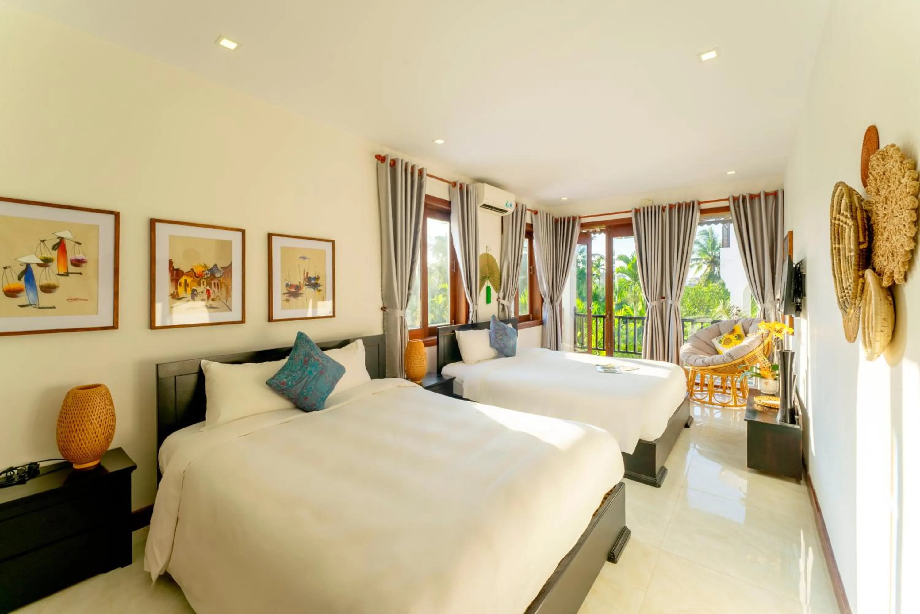 Bed in New Sunshine Homestay