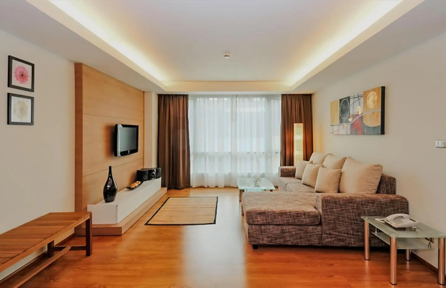 Living room in Olive Hotel & Residence Bangkok Sukhumvit 101 near True Digital Park