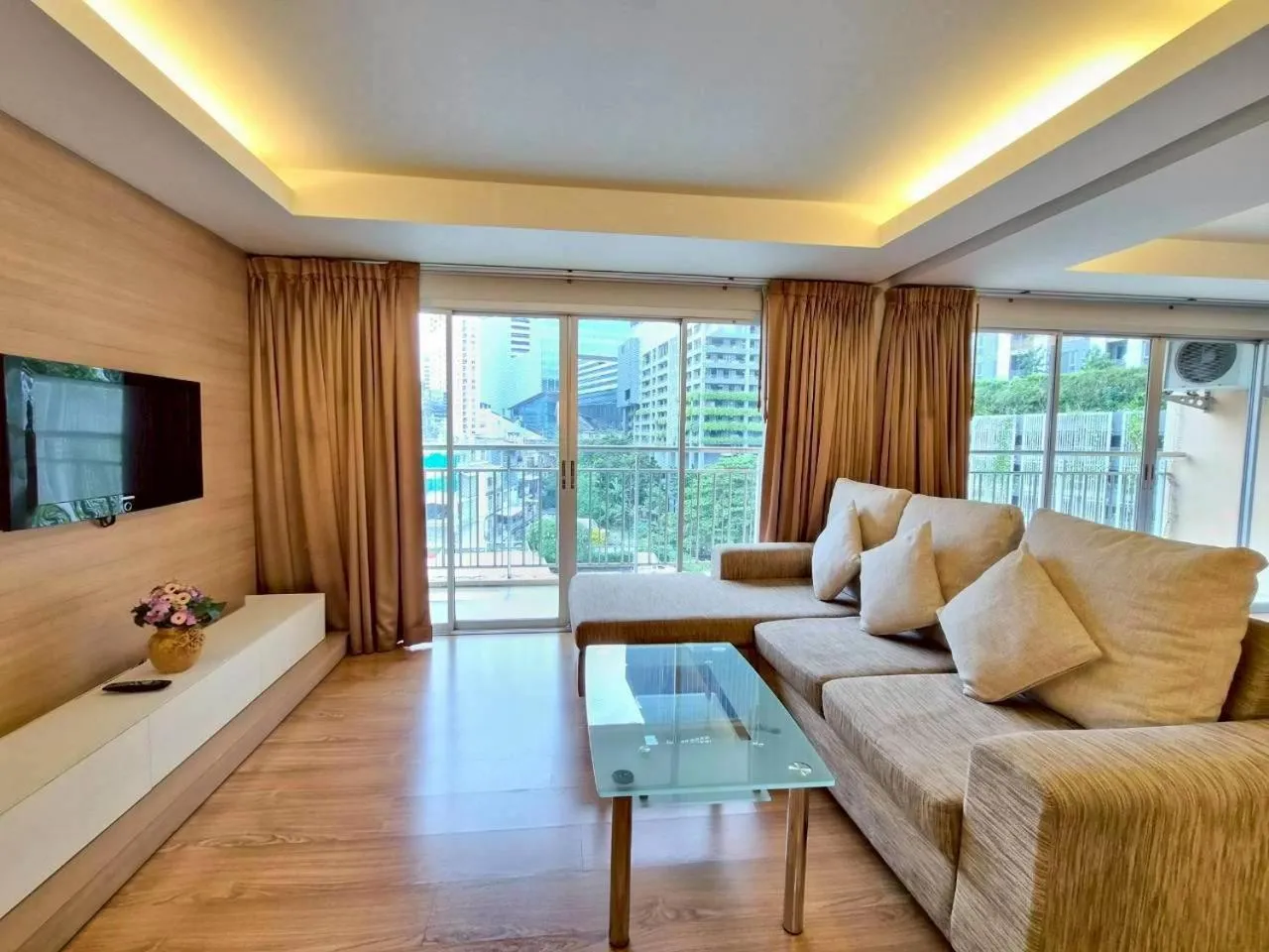 Living room in Olive Hotel & Residence Bangkok Sukhumvit 101 near True Digital Park