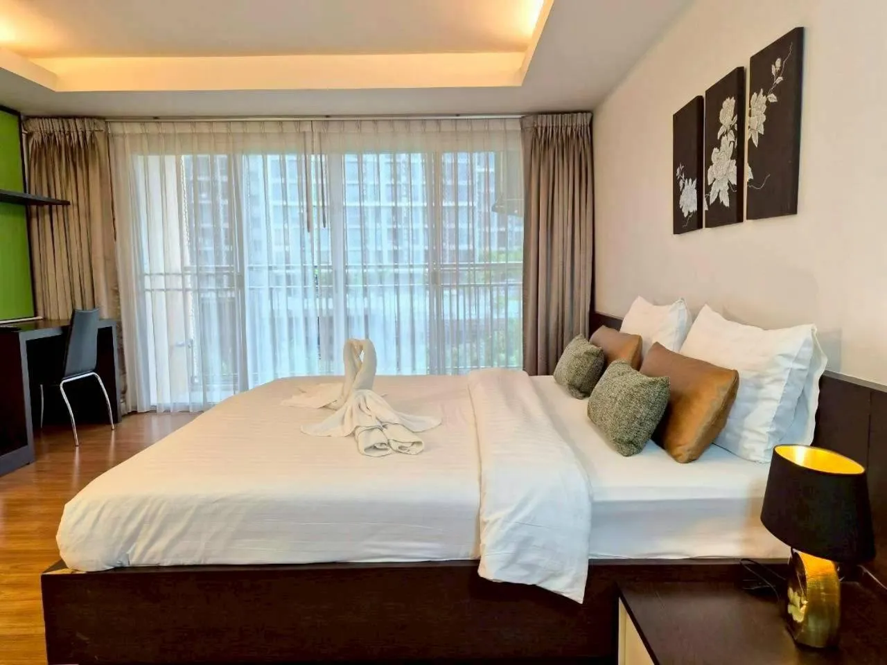Bed in Olive Hotel & Residence Bangkok Sukhumvit 101 near True Digital Park