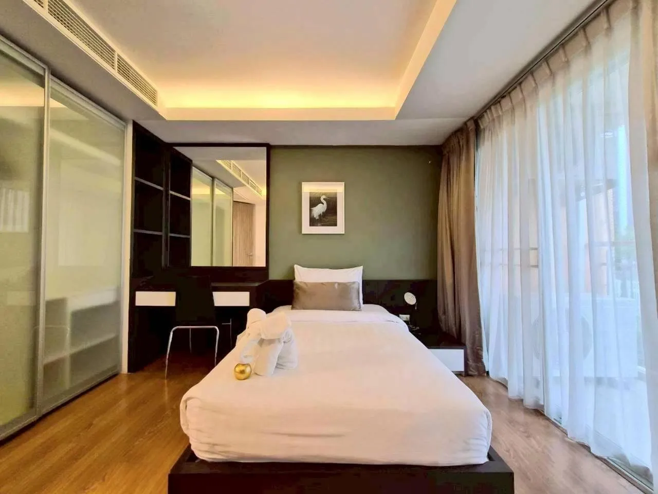 Bed in Olive Hotel & Residence Bangkok Sukhumvit 101 near True Digital Park