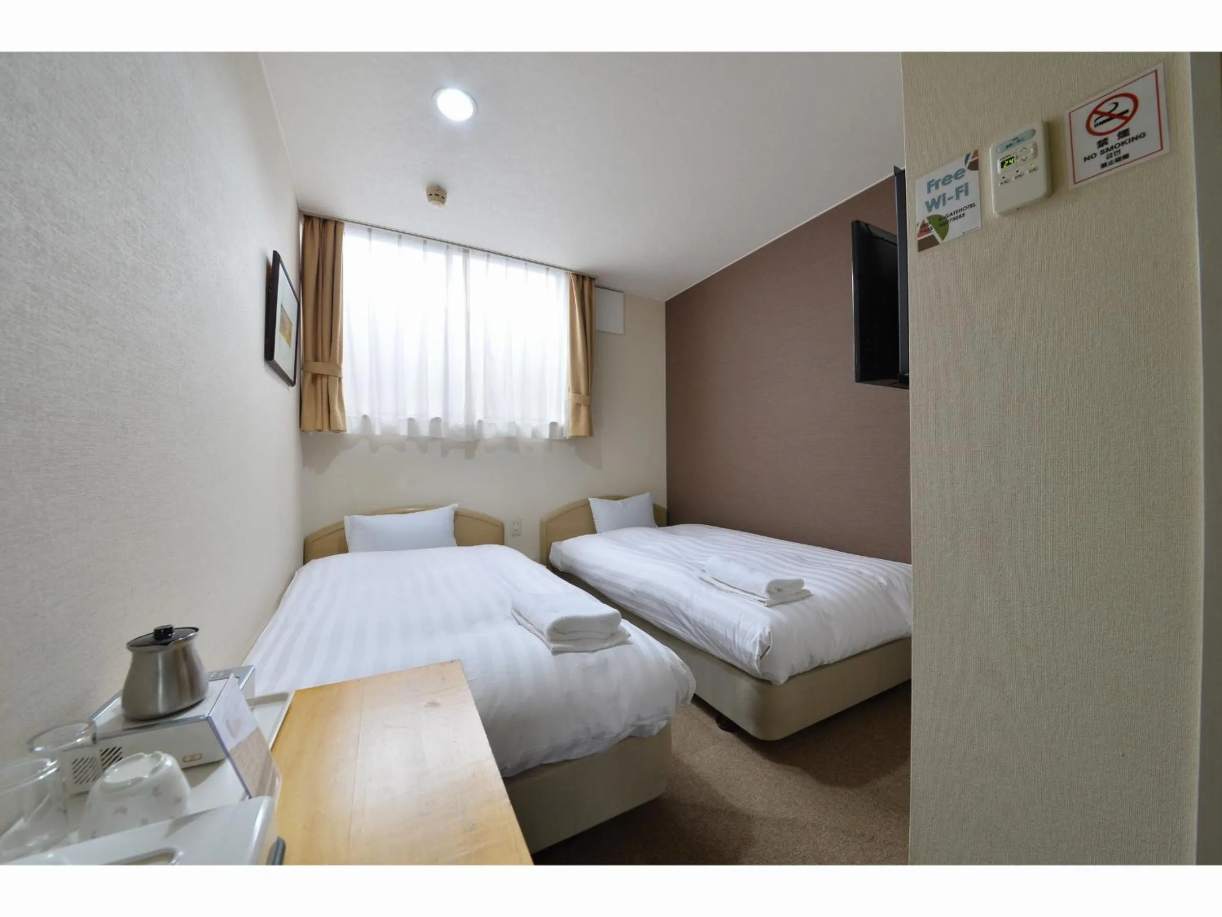 Photo of the whole room, Bed in A-GATE Hotel Hakodate