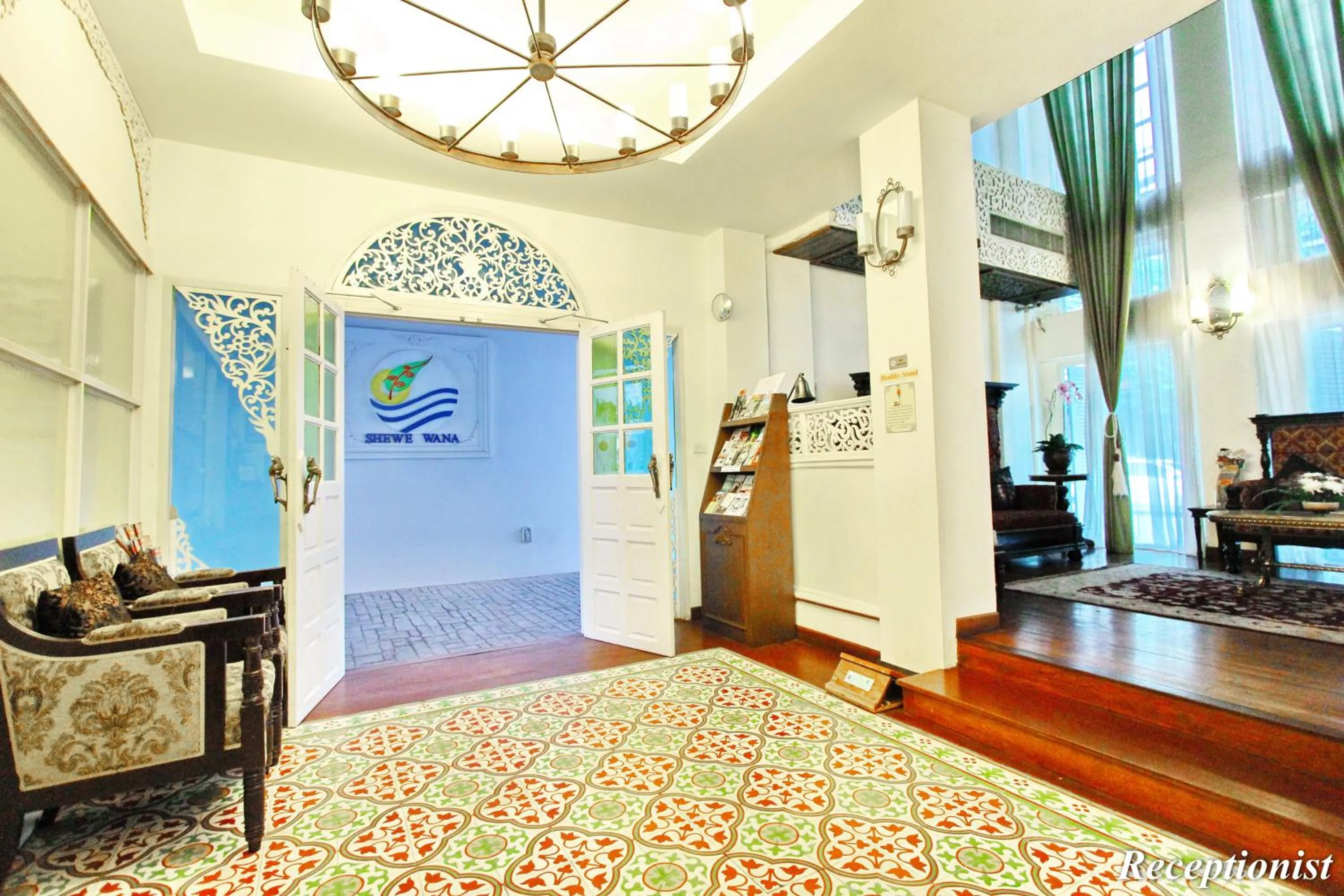 Lobby or reception, Bed in Shewe Wana Boutique Hotel