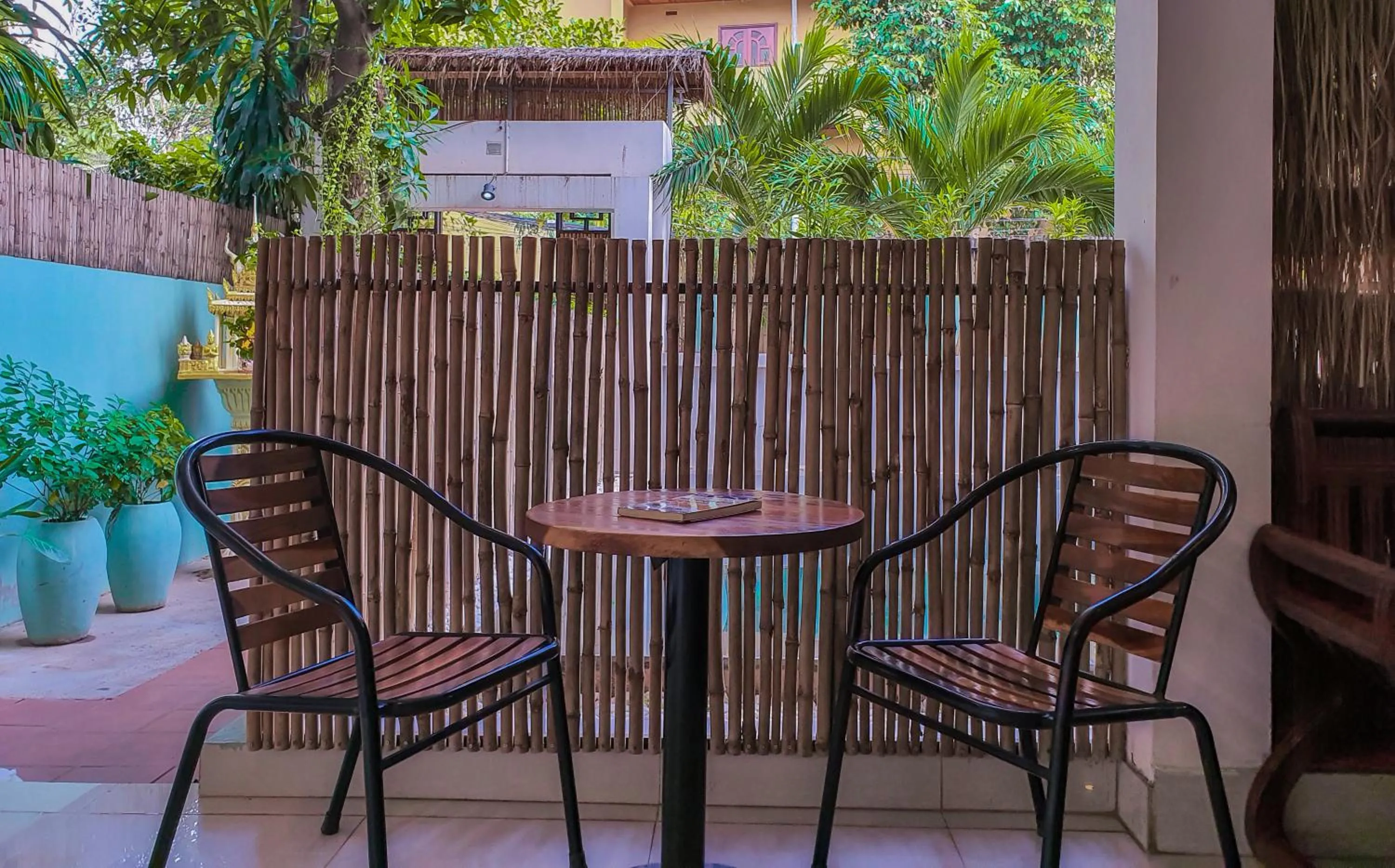 Patio in Plumeria Hotel & Spa