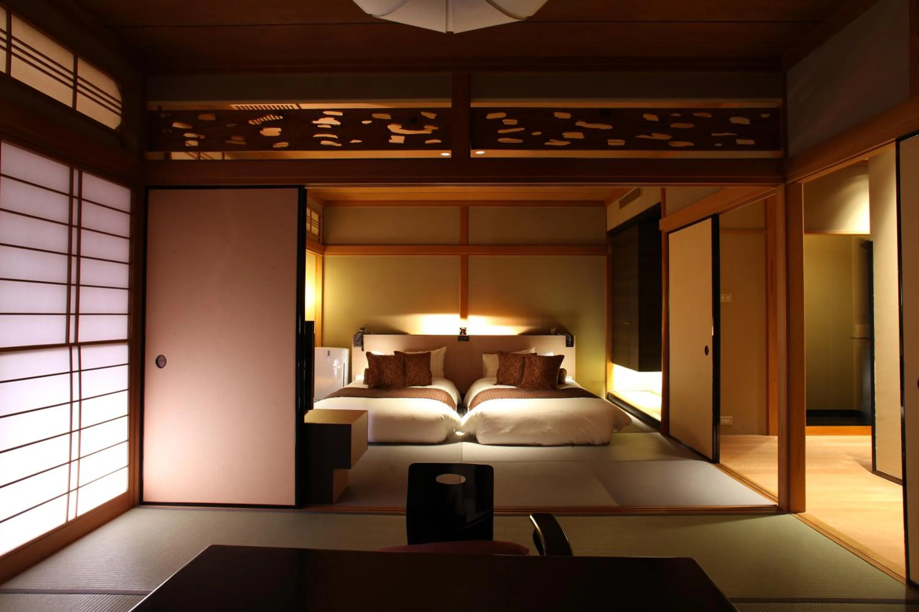Photo of the whole room, Bed in Kitanokaze Saryo (Adult Only)