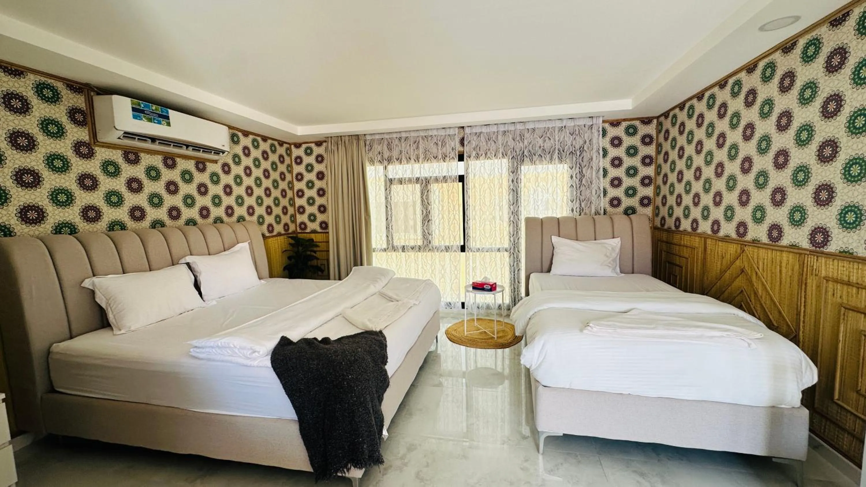 Bed in Safari Desert Camp