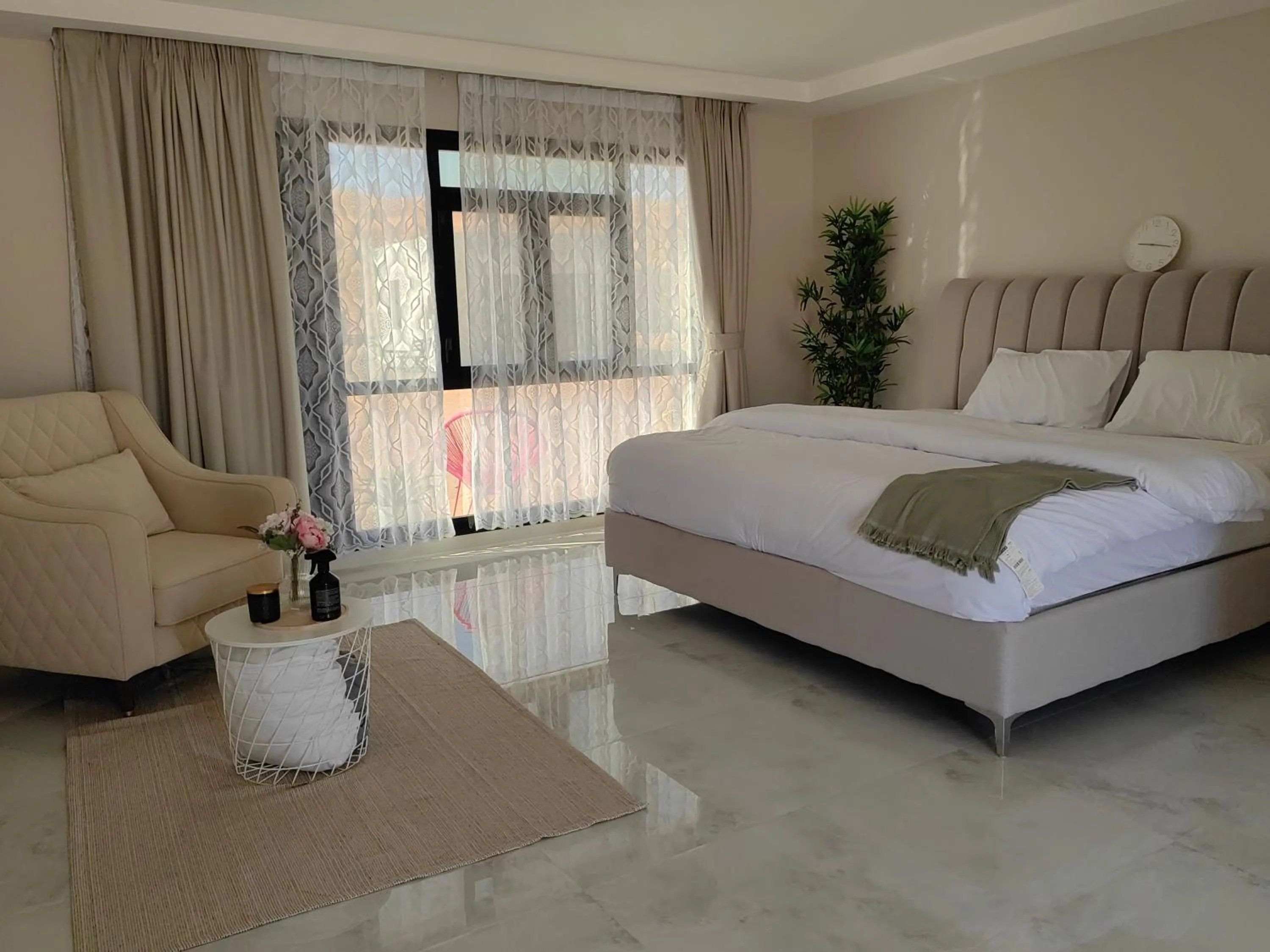 Bed in Safari Desert Camp