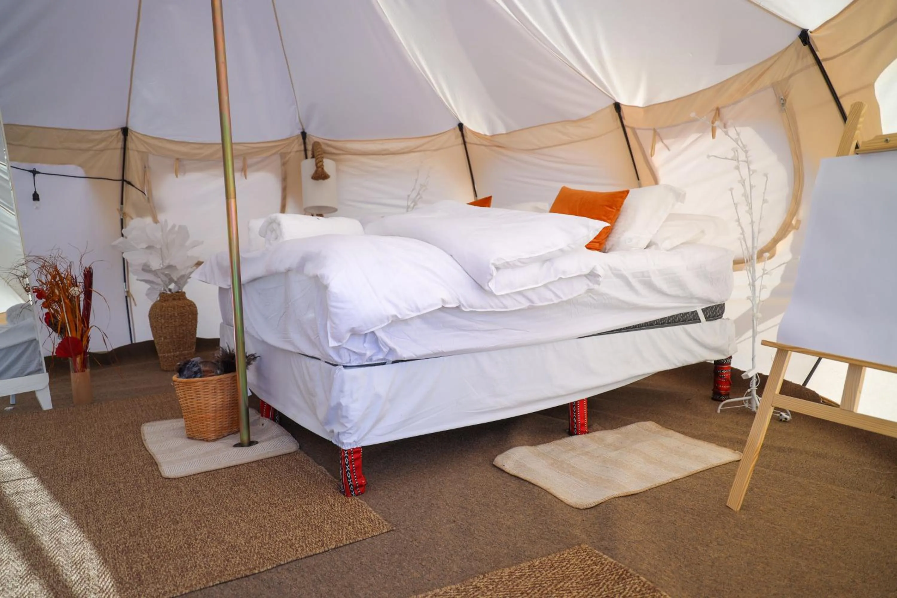 Bed in Safari Desert Camp