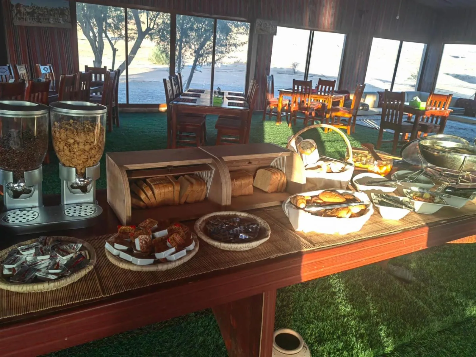 Breakfast in Safari Desert Camp