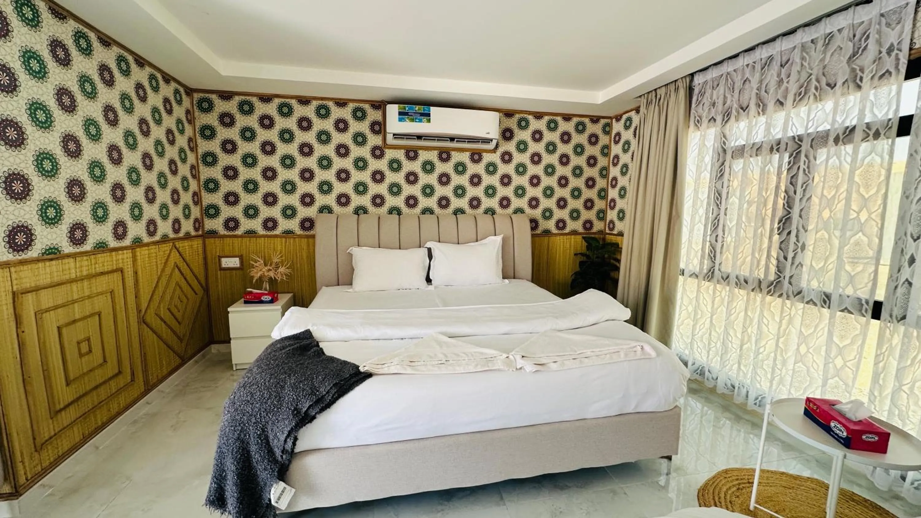 Bed in Safari Desert Camp