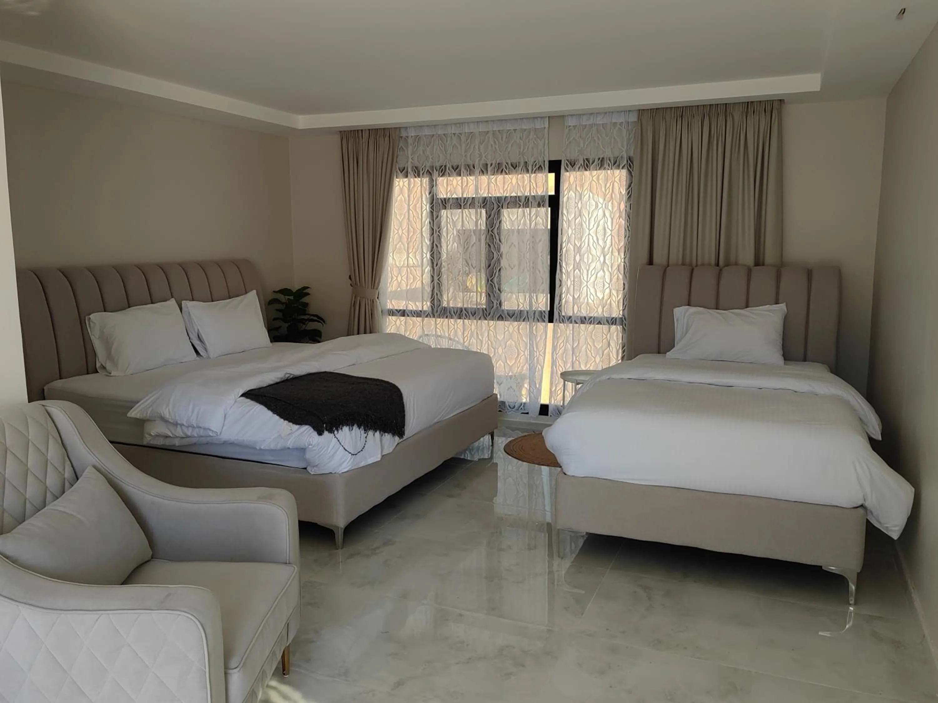 Bed in Safari Desert Camp