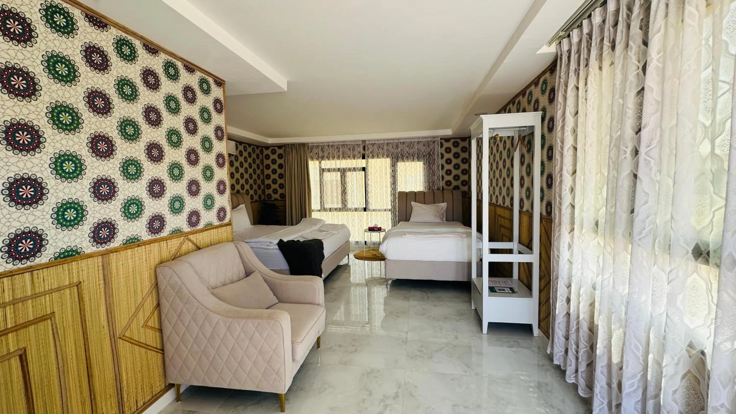 Bed in Safari Desert Camp