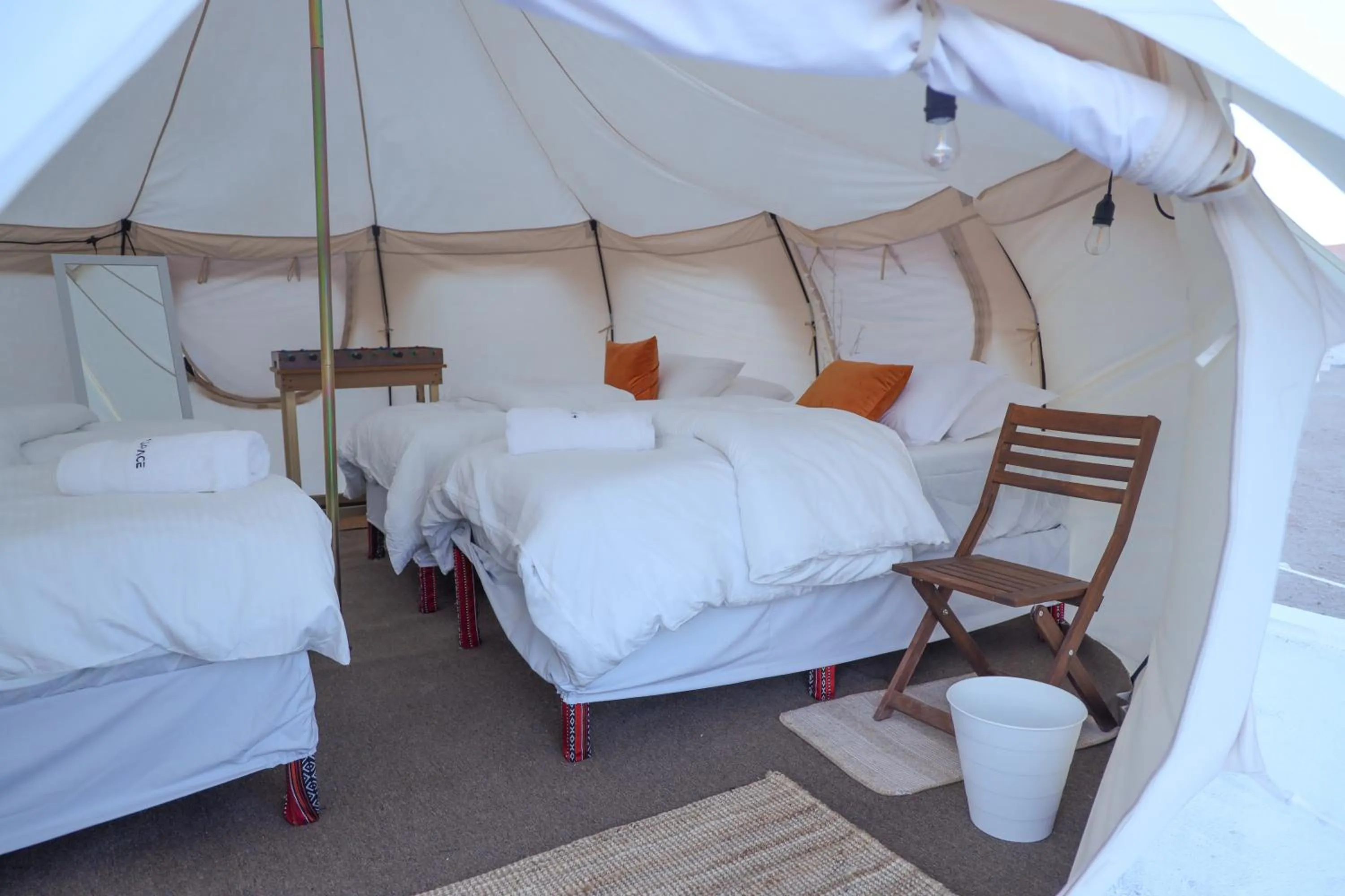 Bed in Safari Desert Camp