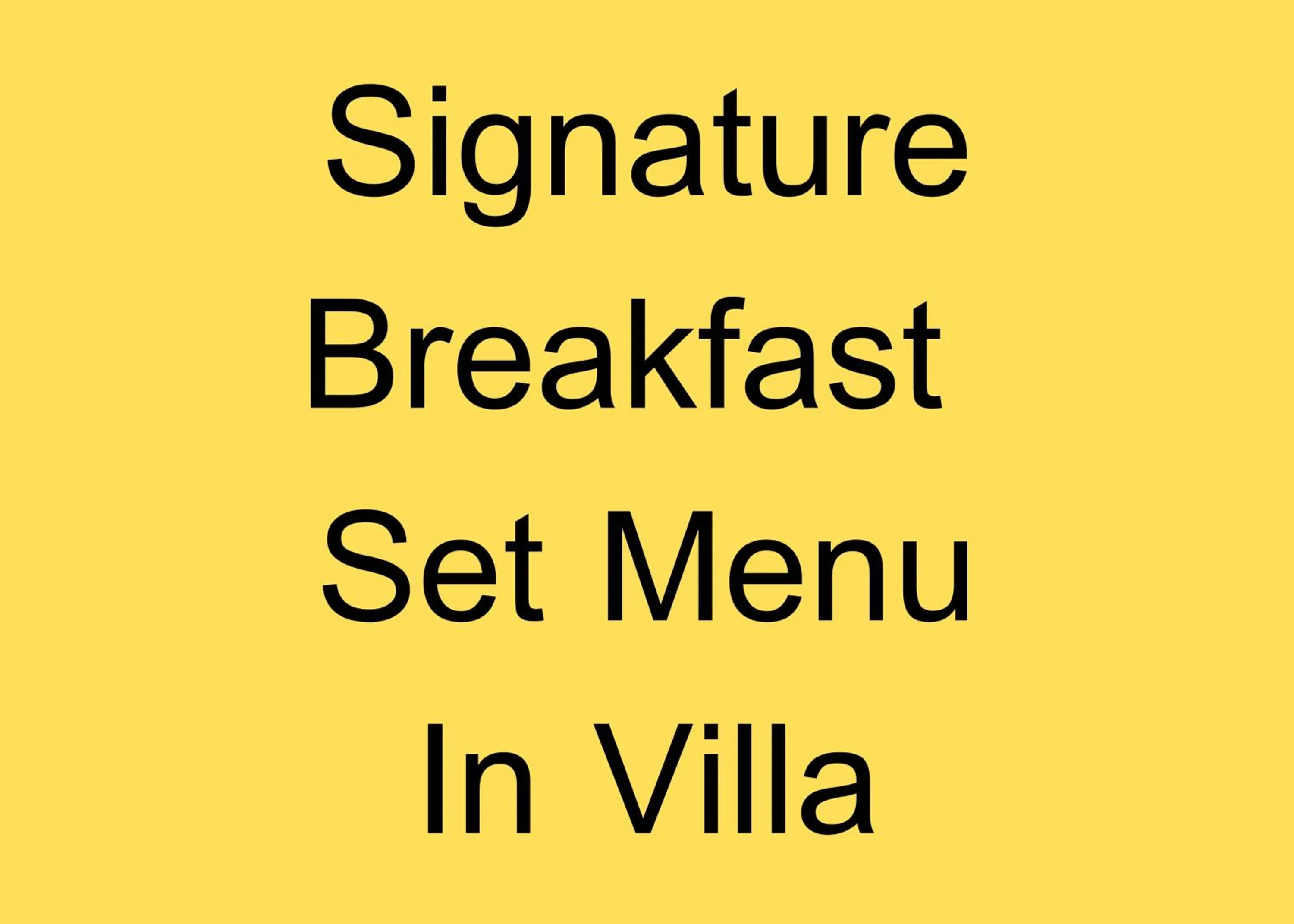 Breakfast in Dhevan Dara Resort & Spa Hua Hin - Pool Villa