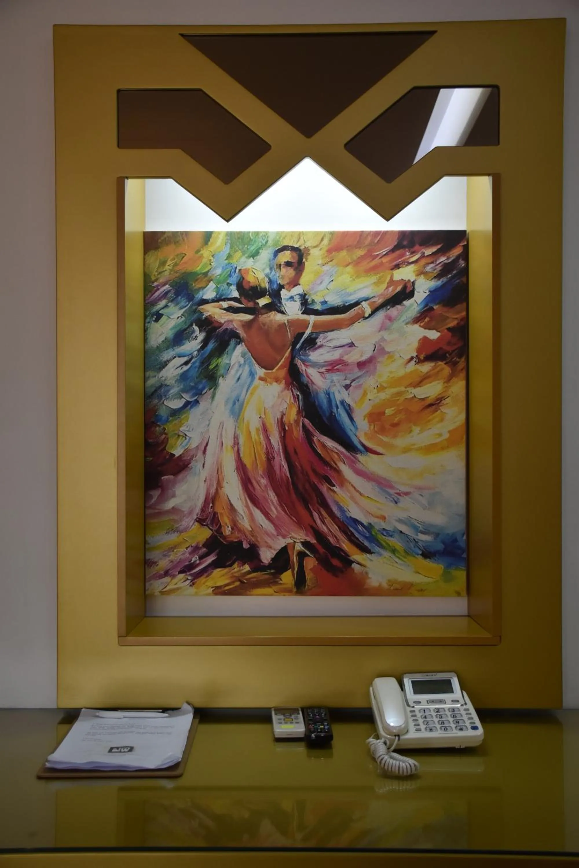 Decorative detail in New W Hotel