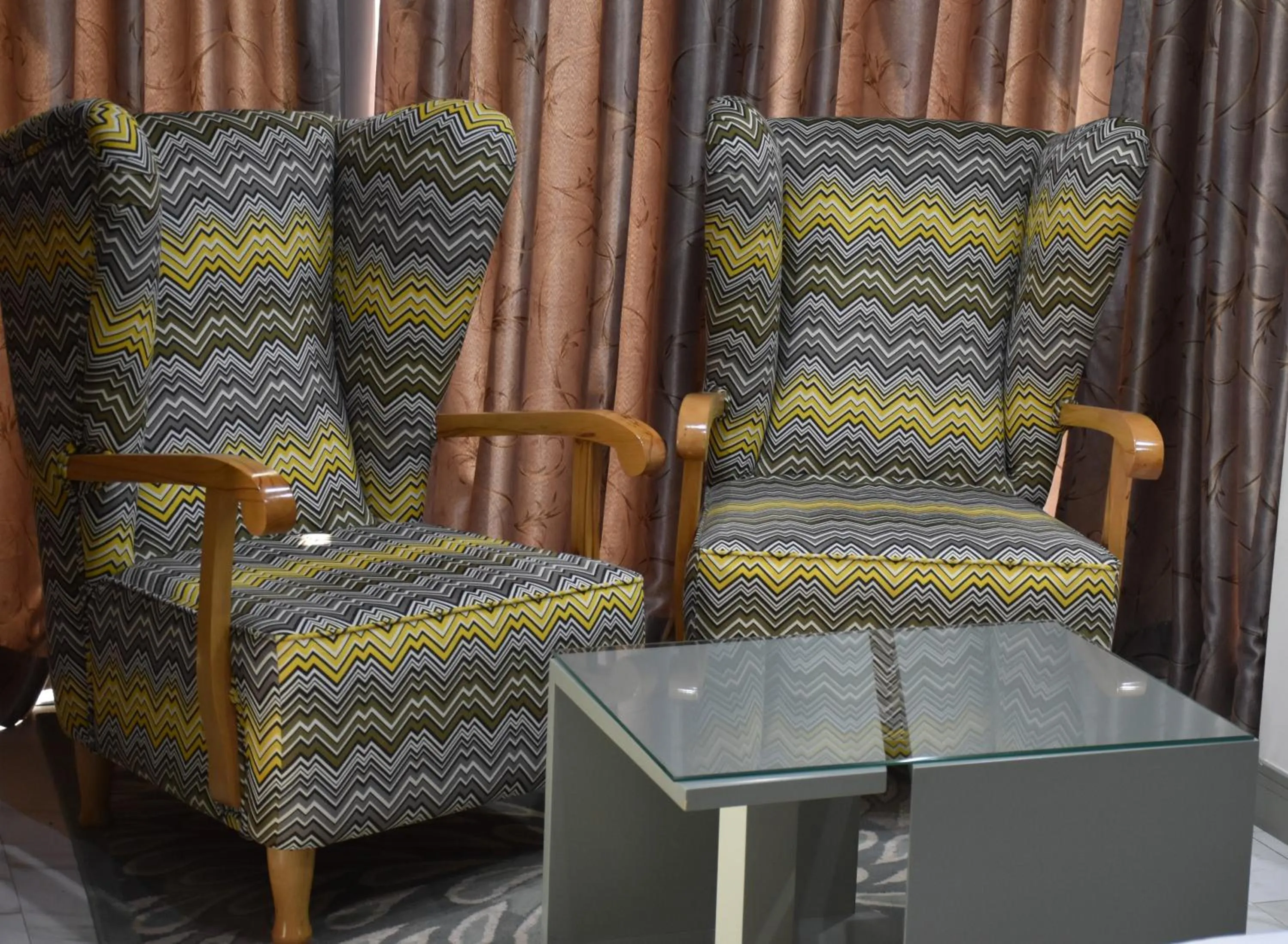 Seating area in New W Hotel