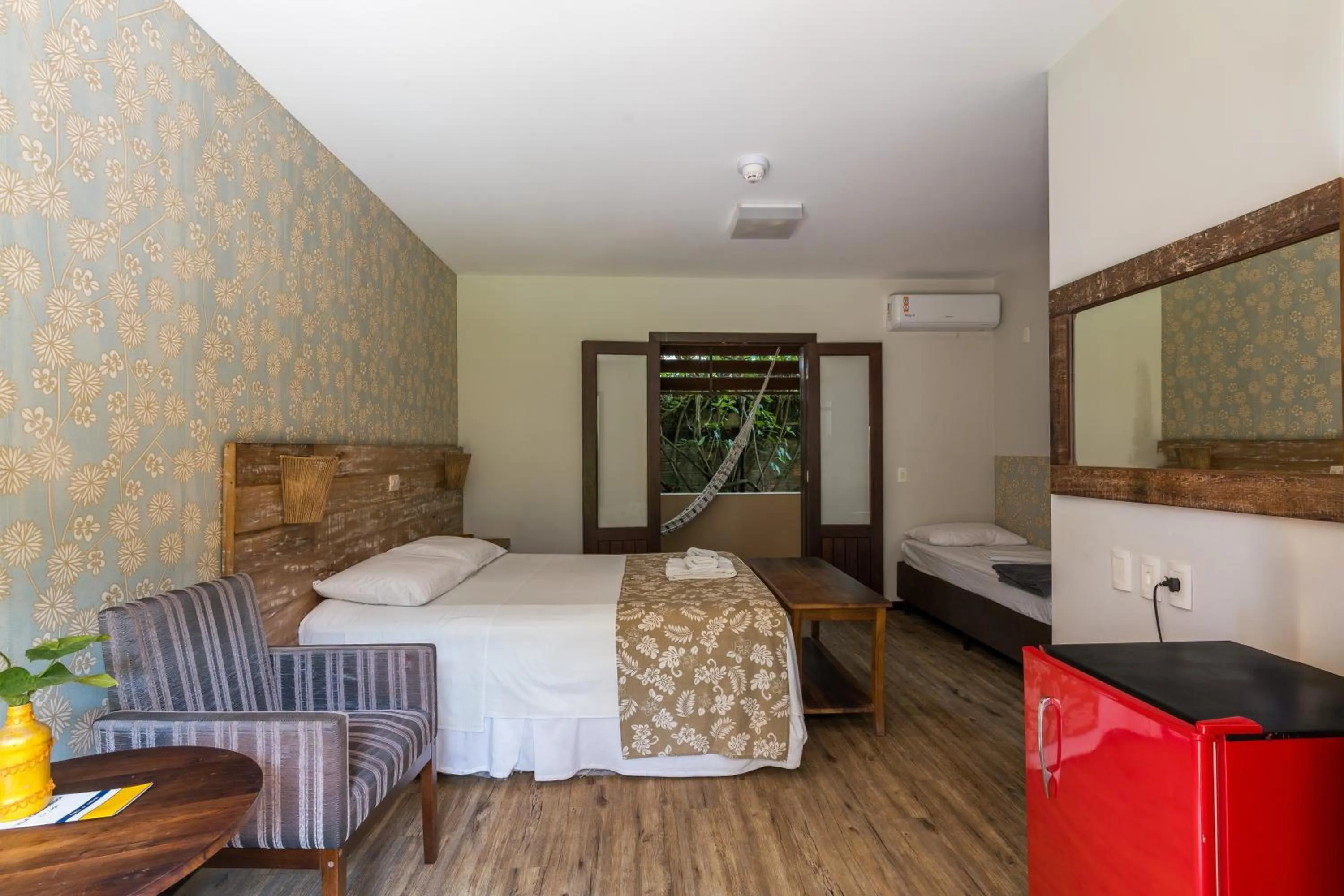 Bed in Pousada Vila Tamarindo Eco Lodge