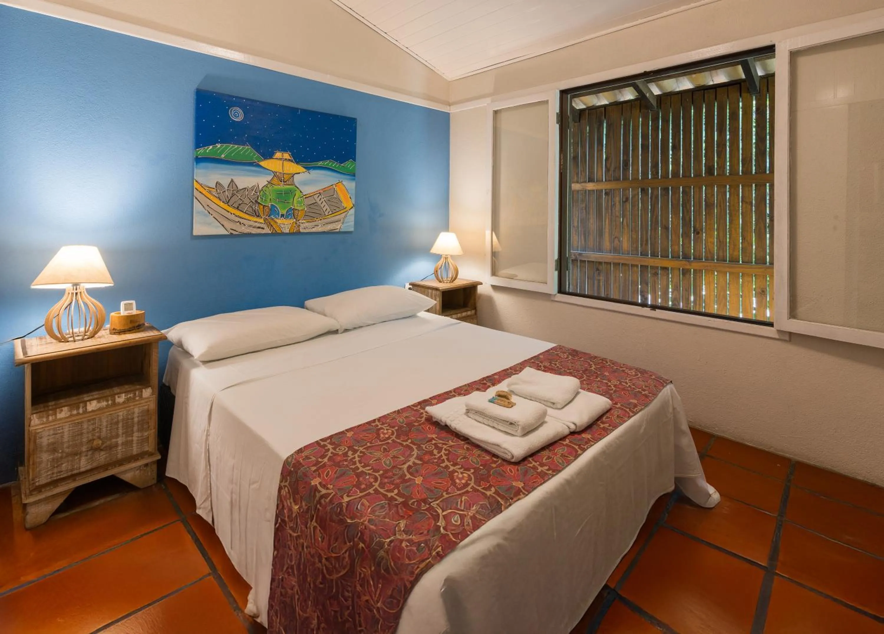 Bed in Pousada Vila Tamarindo Eco Lodge