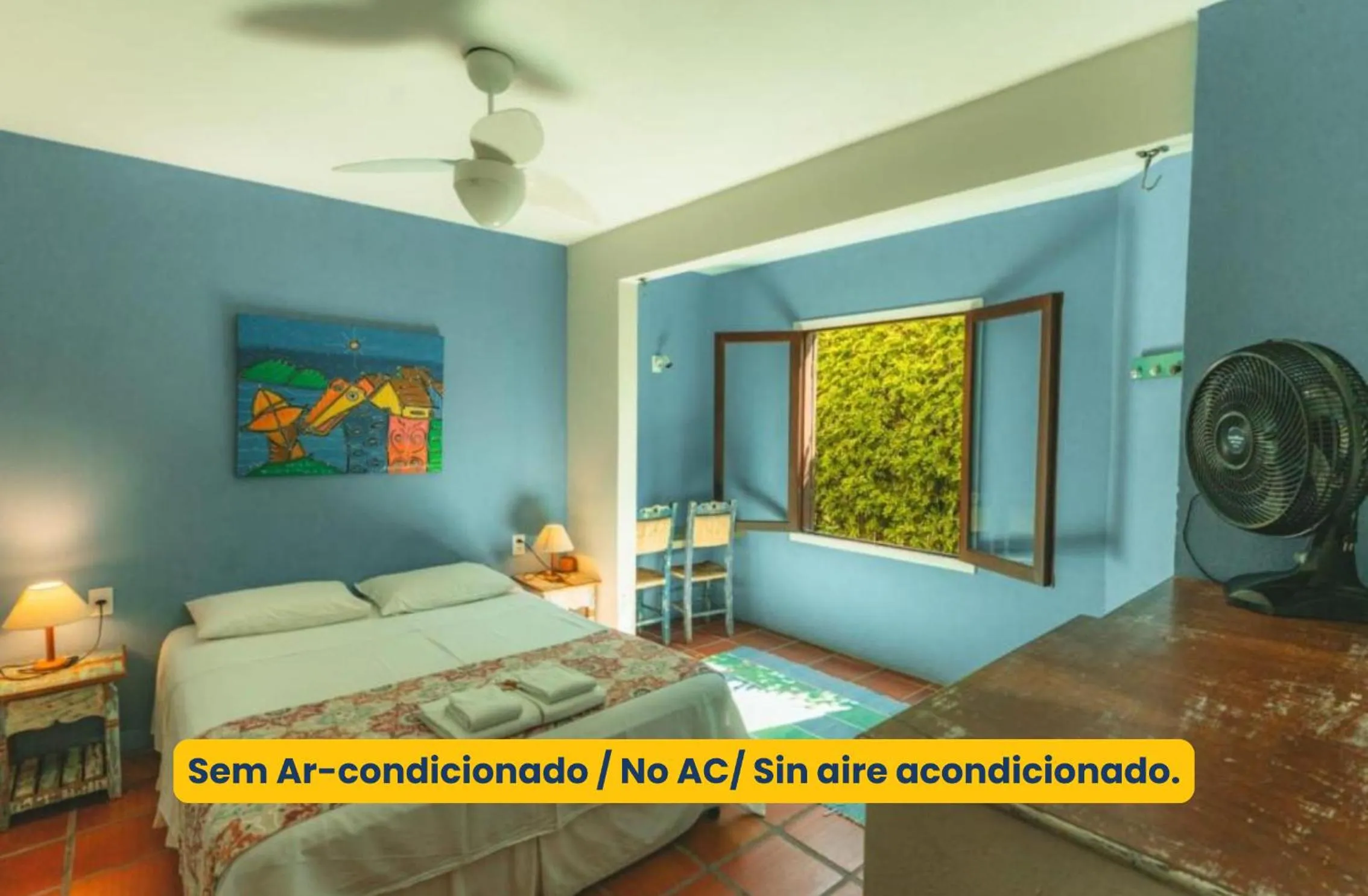 Bed in Pousada Vila Tamarindo Eco Lodge