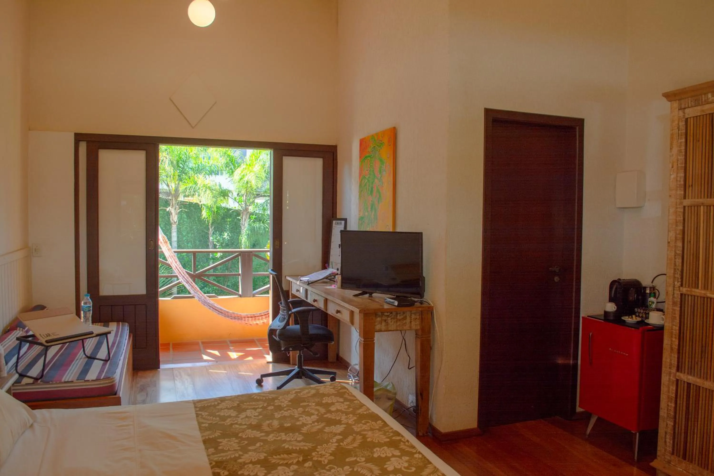 Bed in Pousada Vila Tamarindo Eco Lodge